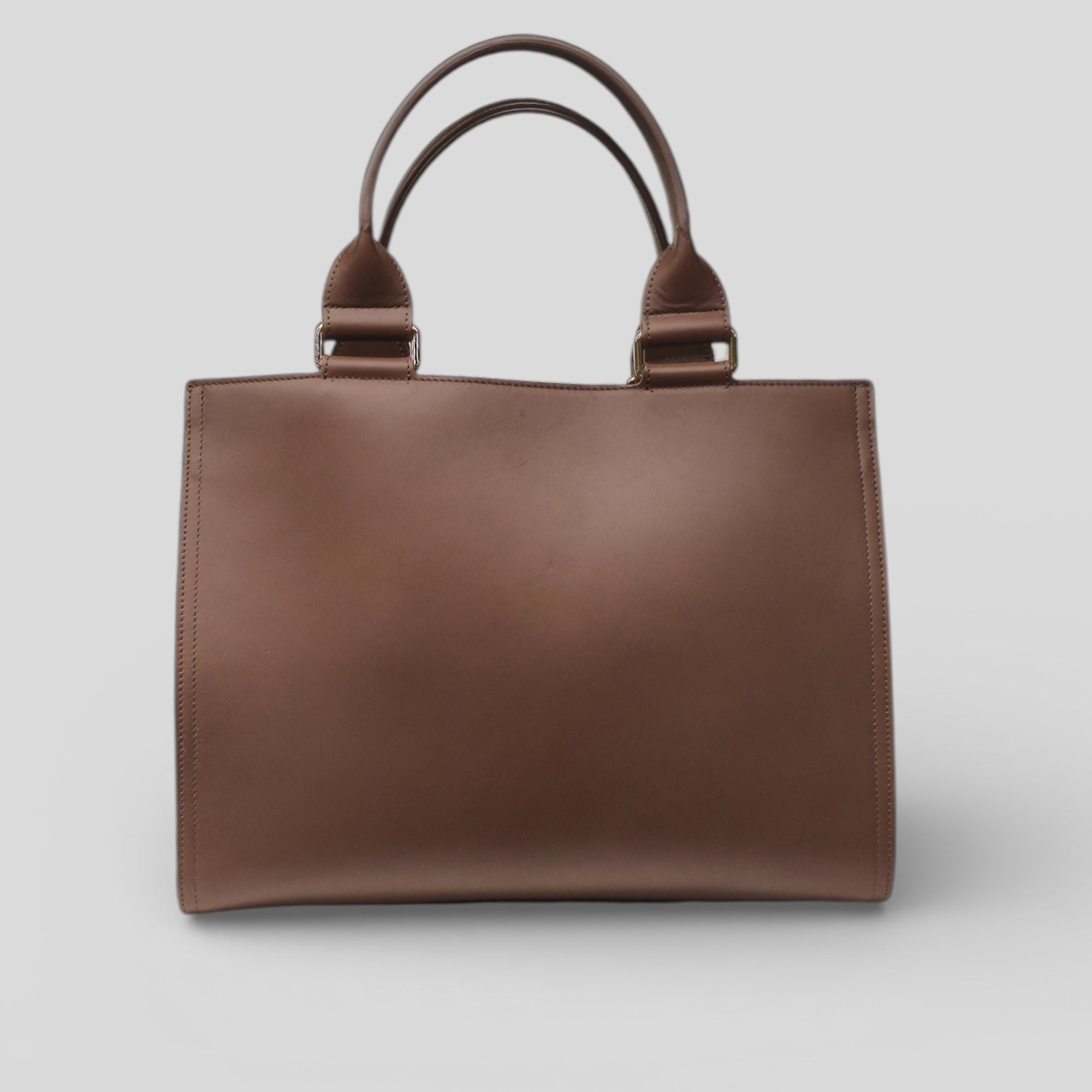 Borsa a mano HELLY in vitello marrone