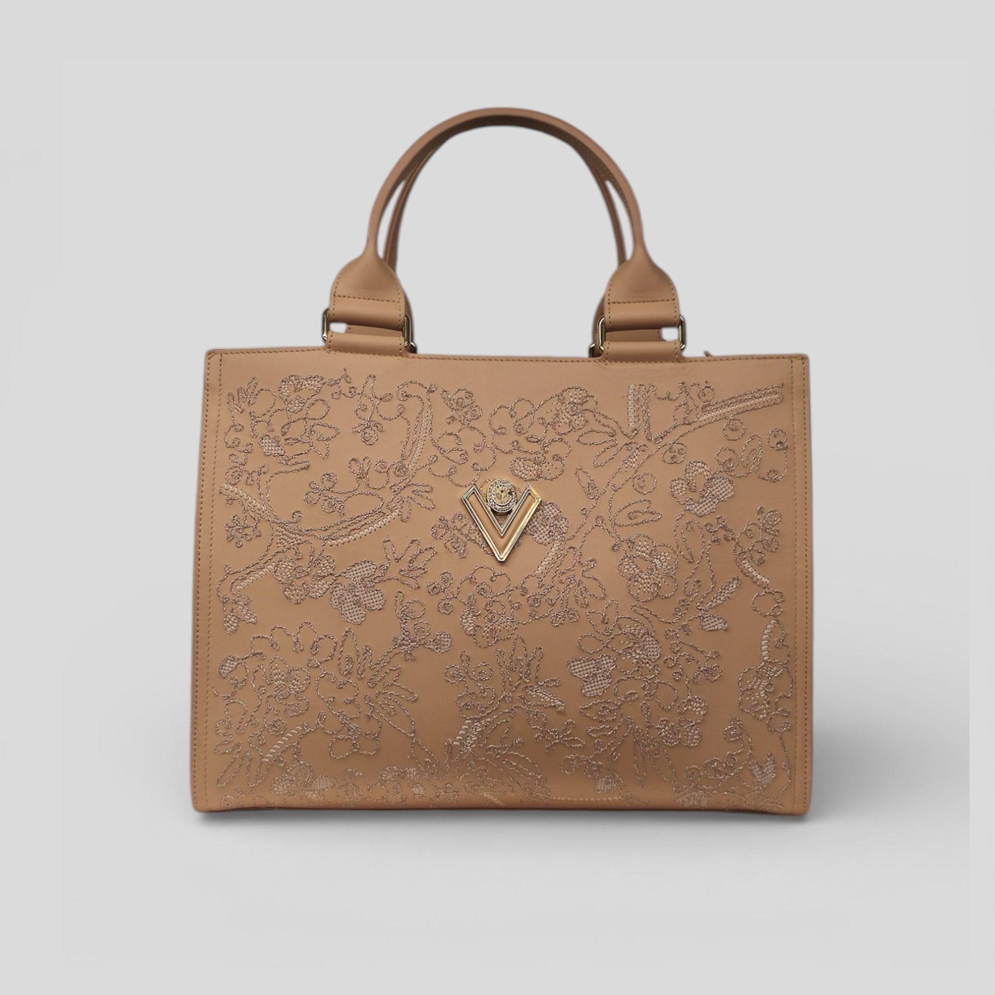 Borsa a mano HELLY in vitello rosa