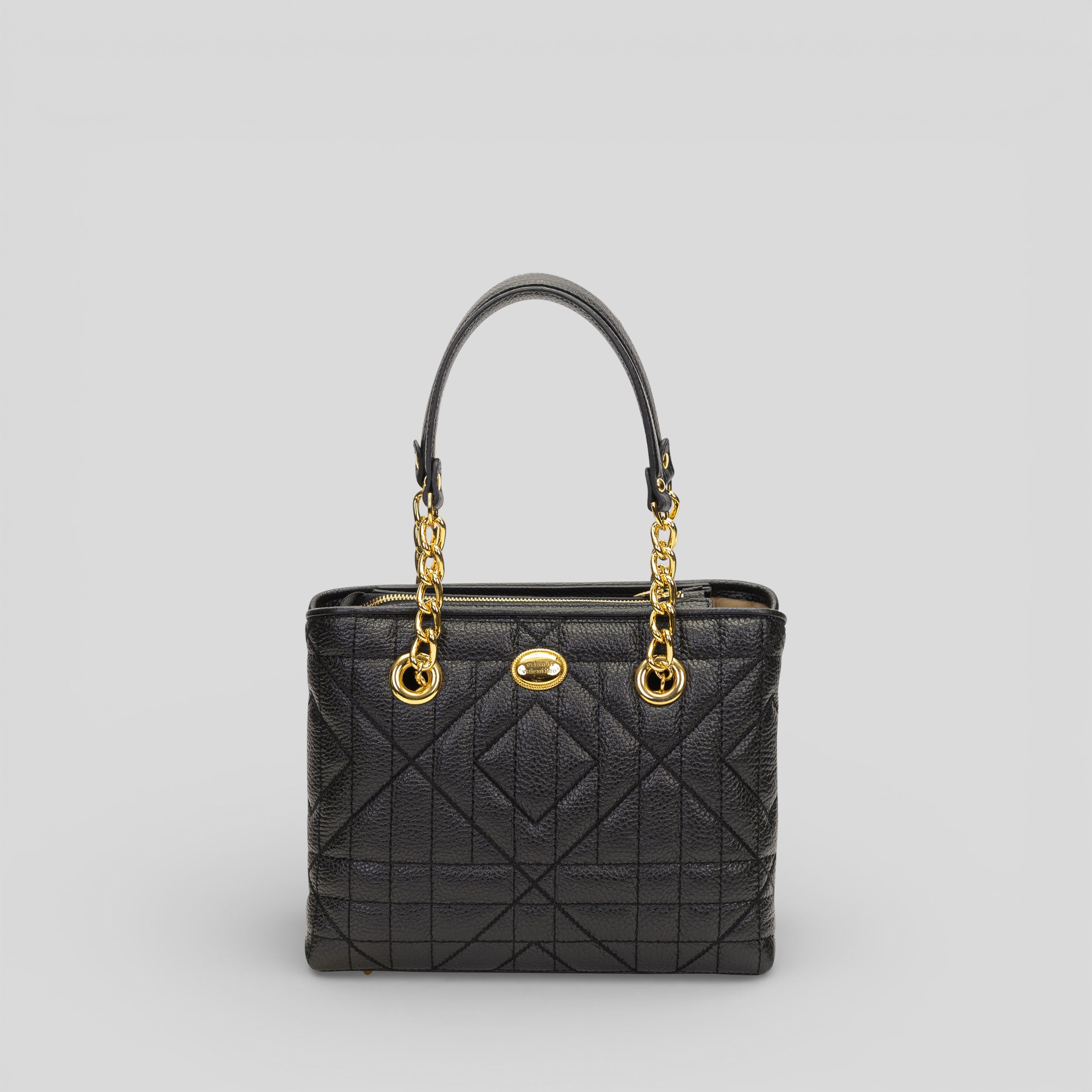 Borsa a mano AURY in pelle nera