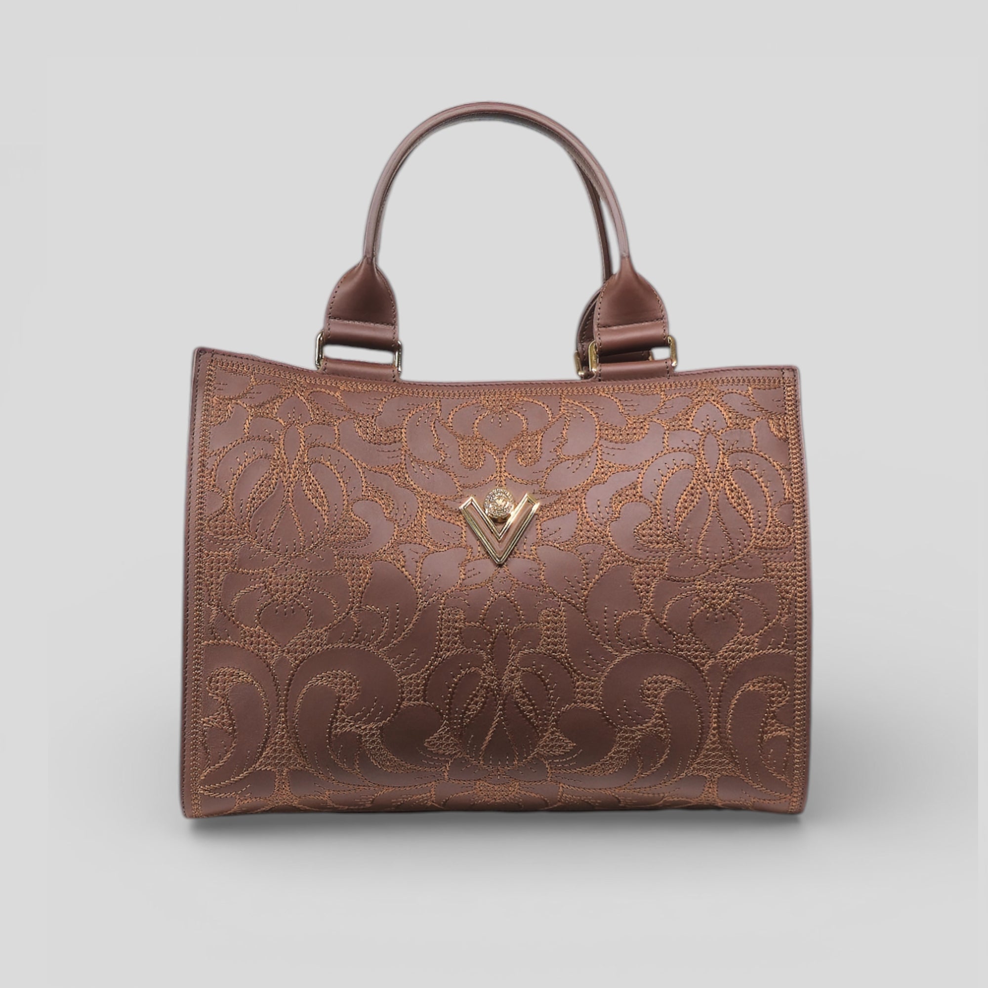 Borsa a mano DALIA in vitello marrone