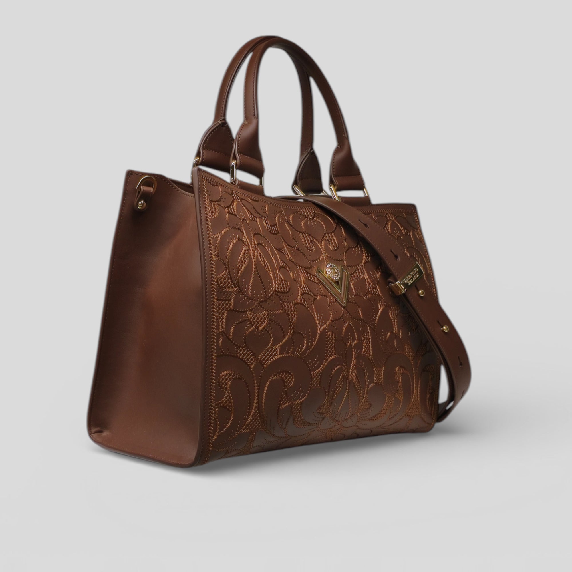 Borsa a mano DALIA in vitello marrone