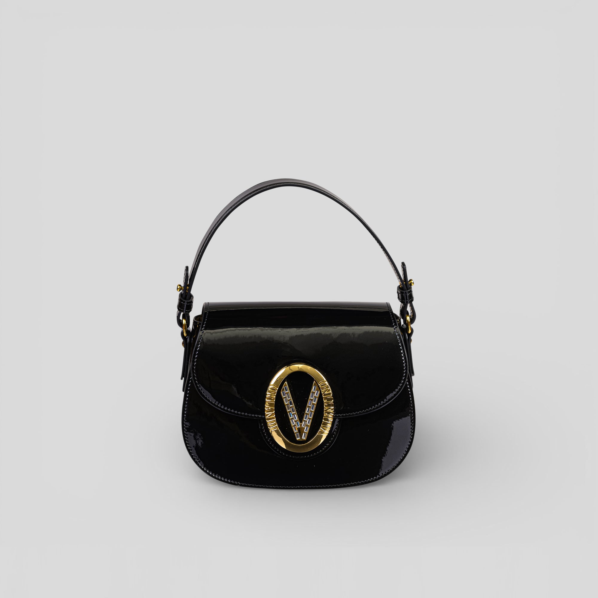 Borsa a spalla SHELBY in vernice nero