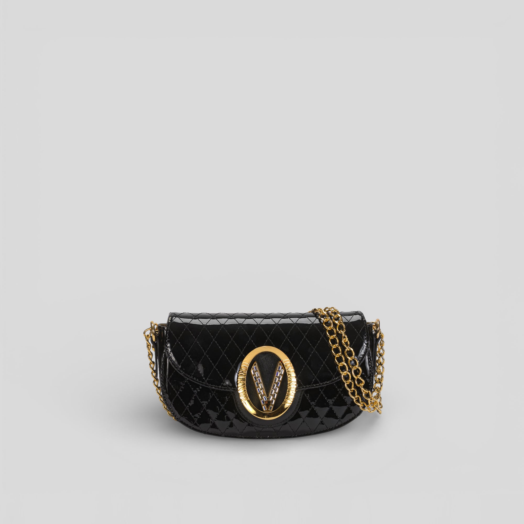 Borsa JEWEL in vernice nero