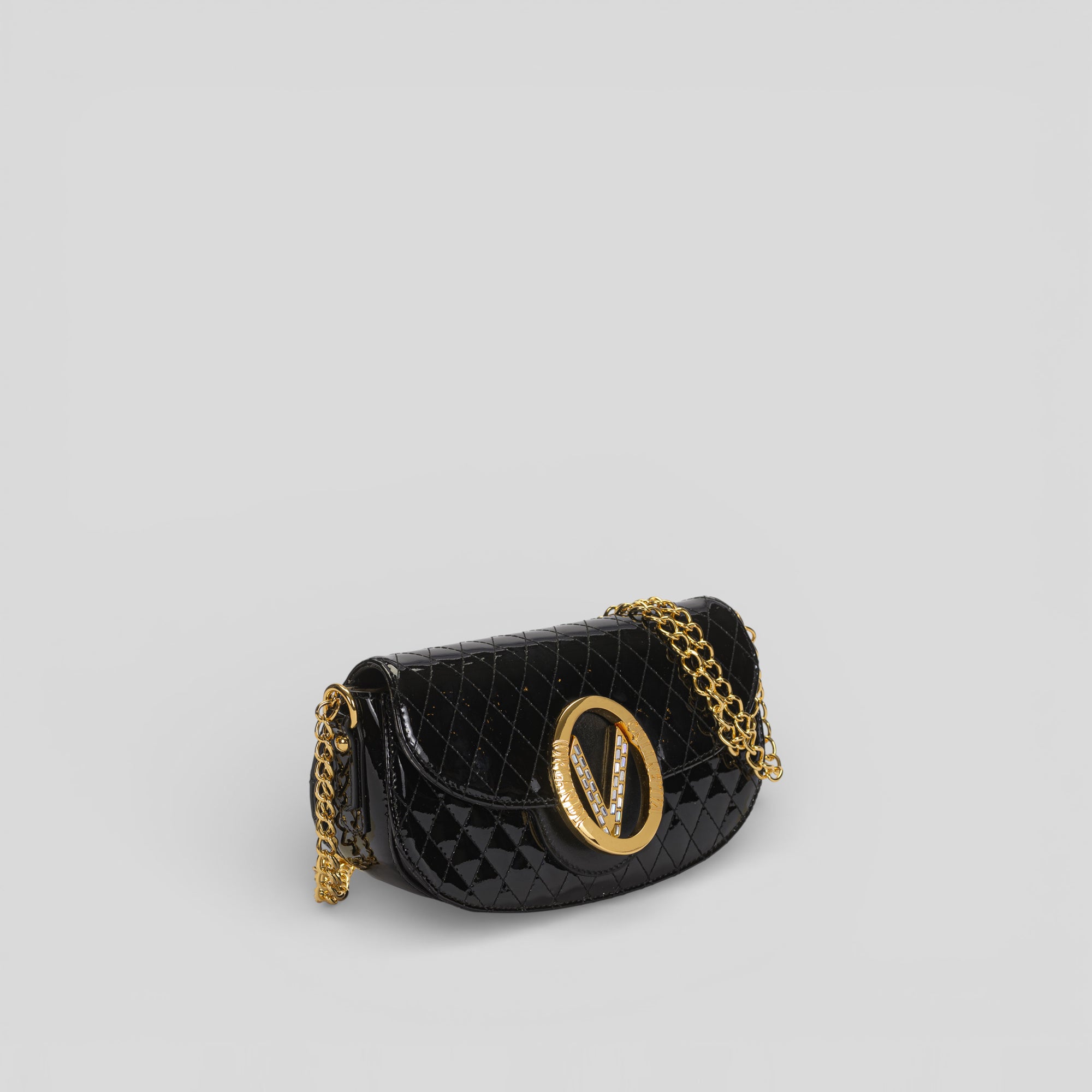 Borsa JEWEL in vernice nero