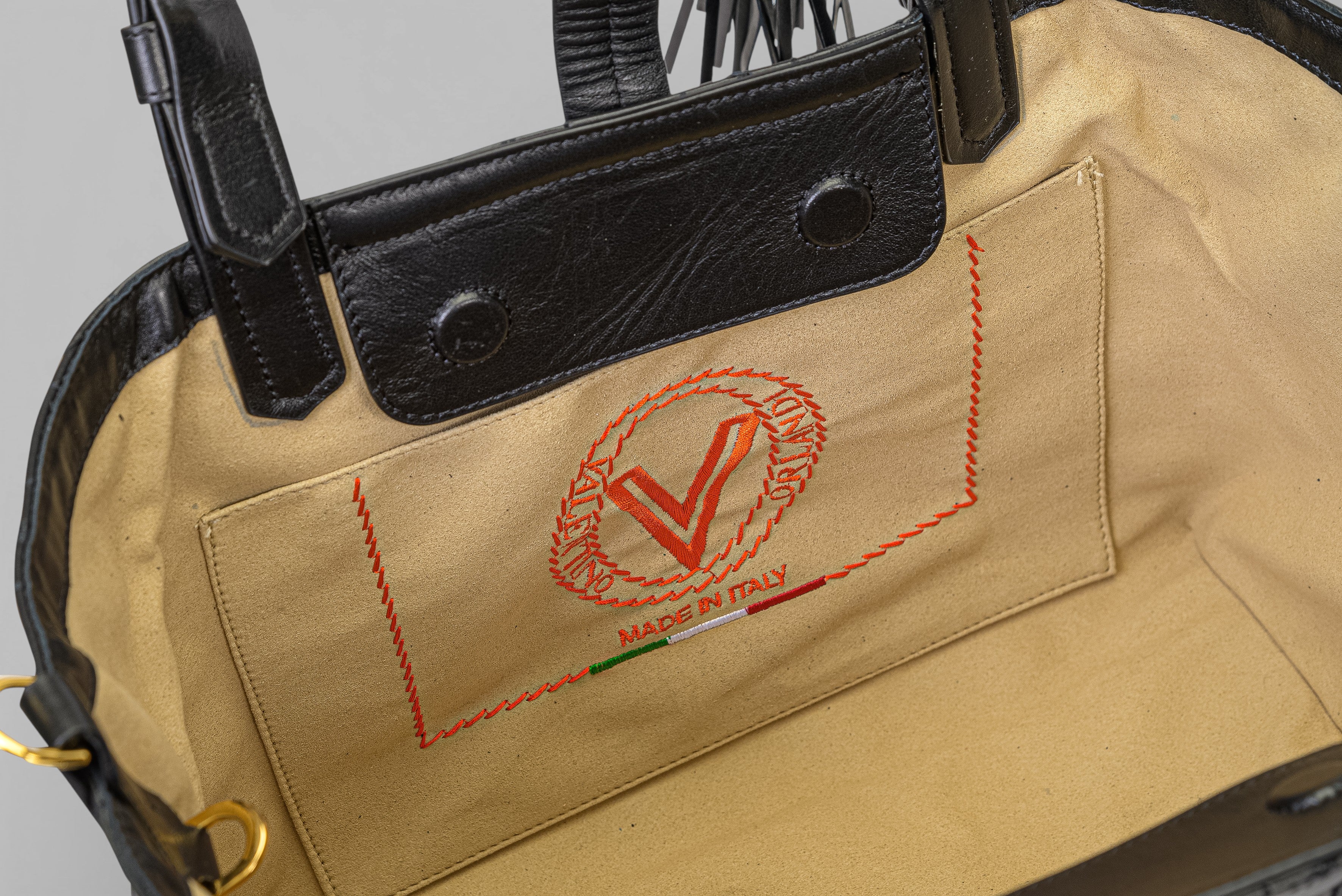 Borsa shopping VALENTY in pelle nera