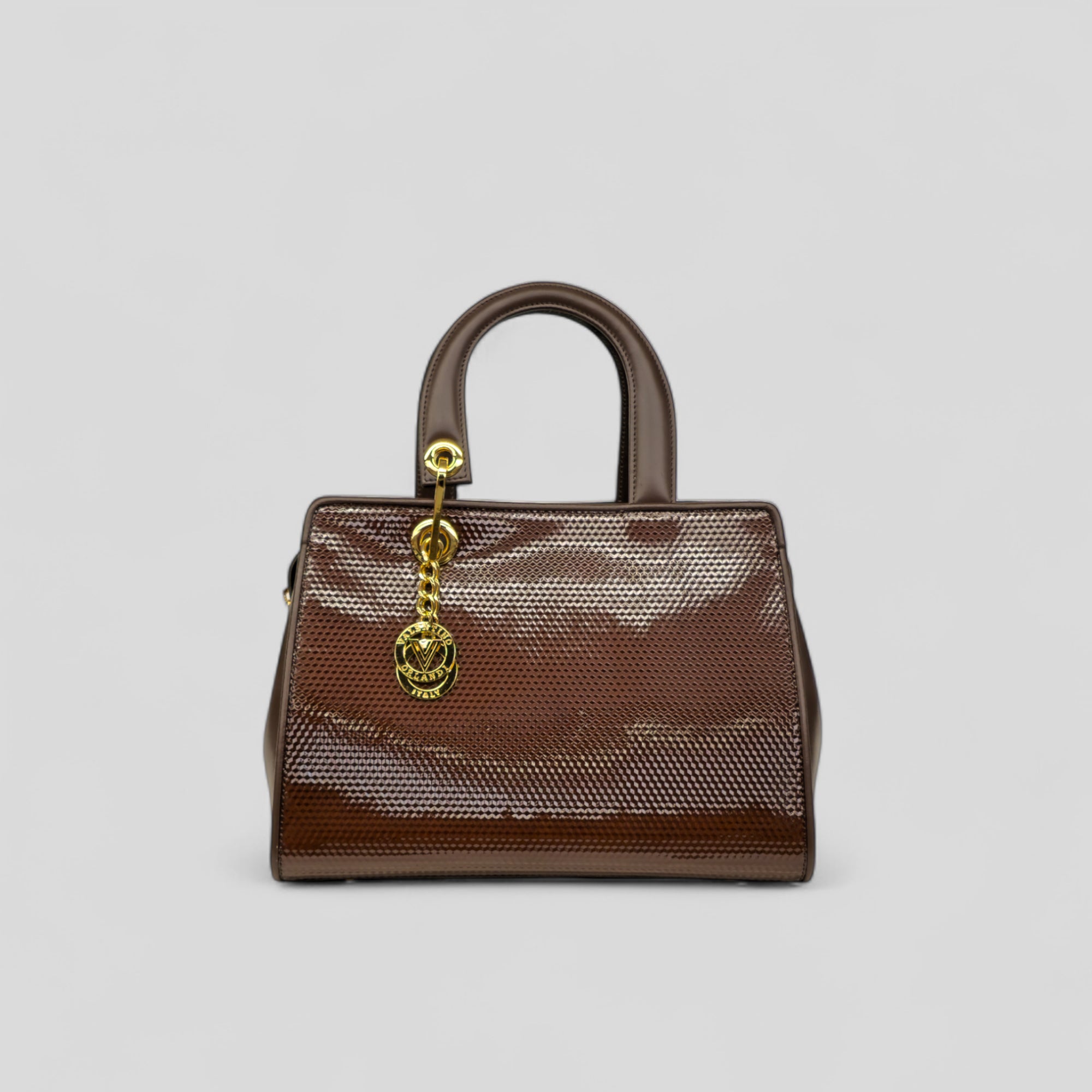 Bauletto medio DITTA  in vitello marrone