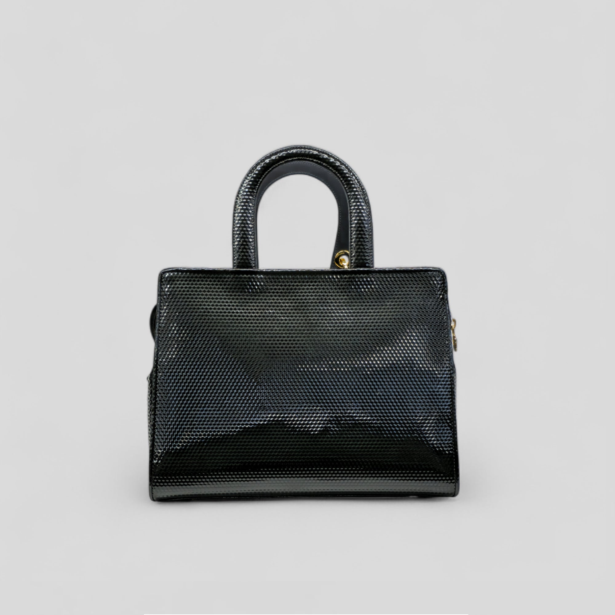 Bauletto grande DITTA in vitello grigio