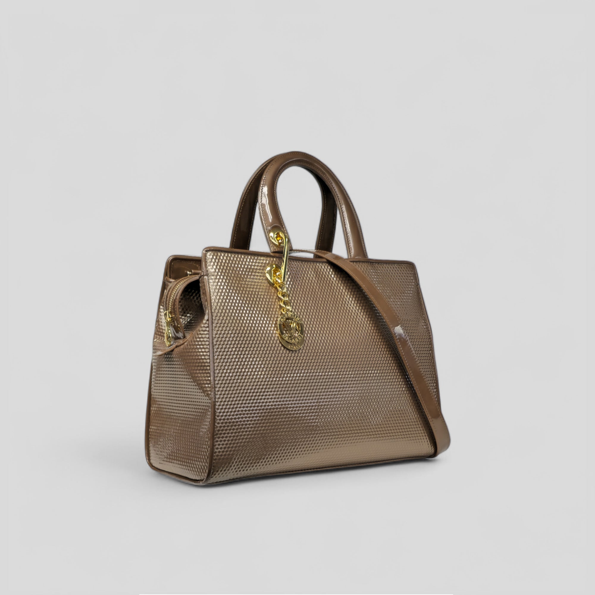 Bauletto grande DITTA in vitello terra