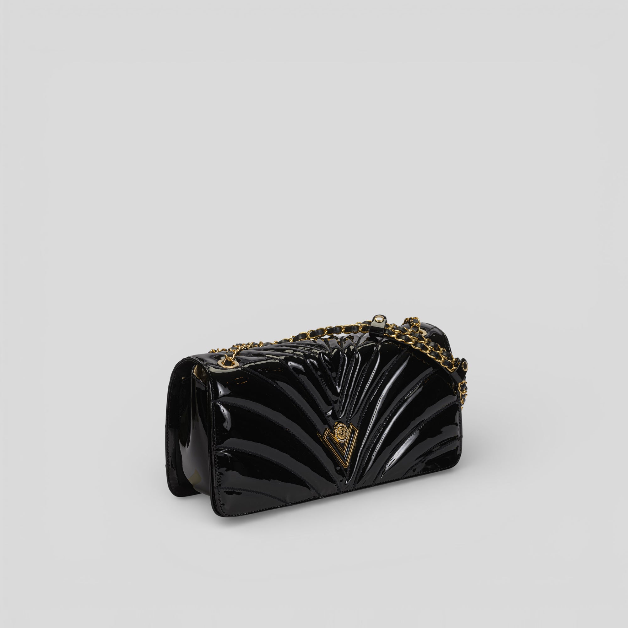 Borsa a spalla LEA 7270 in vernice nero