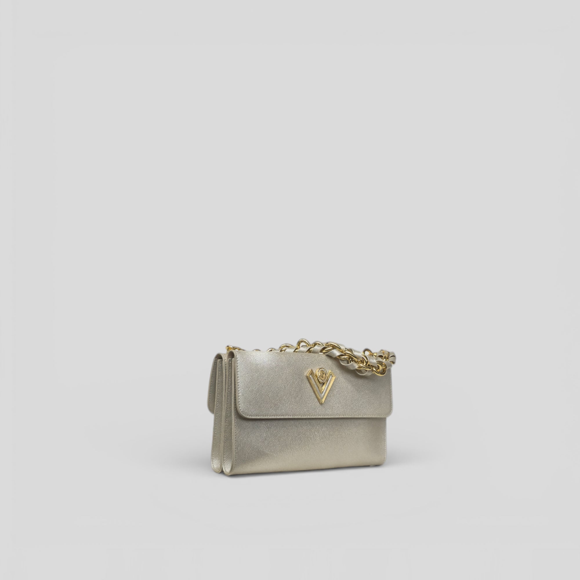 Clutch BEL in vitello met grigio