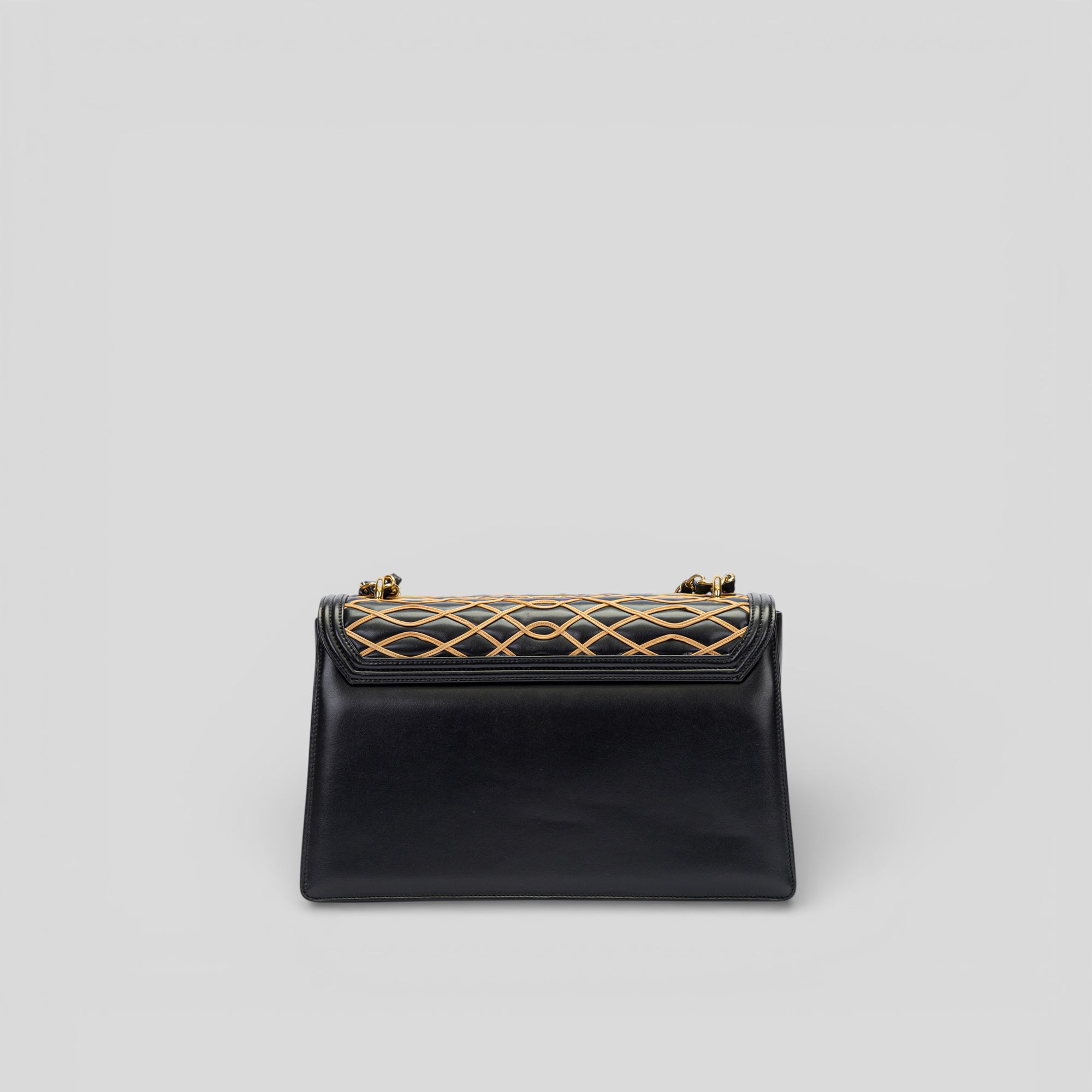 Borsa a spalla MAREA in vitello nero