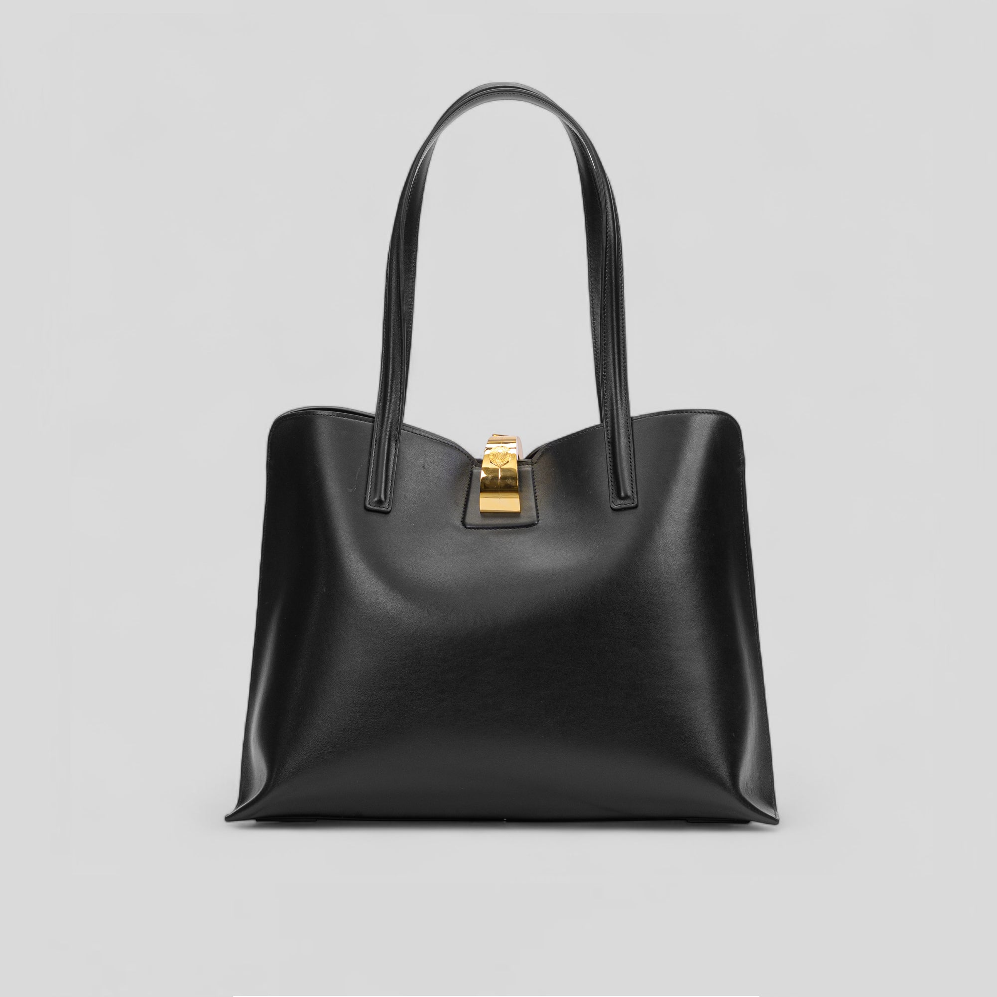 Borsa shopping SIMPLY in vitello nero