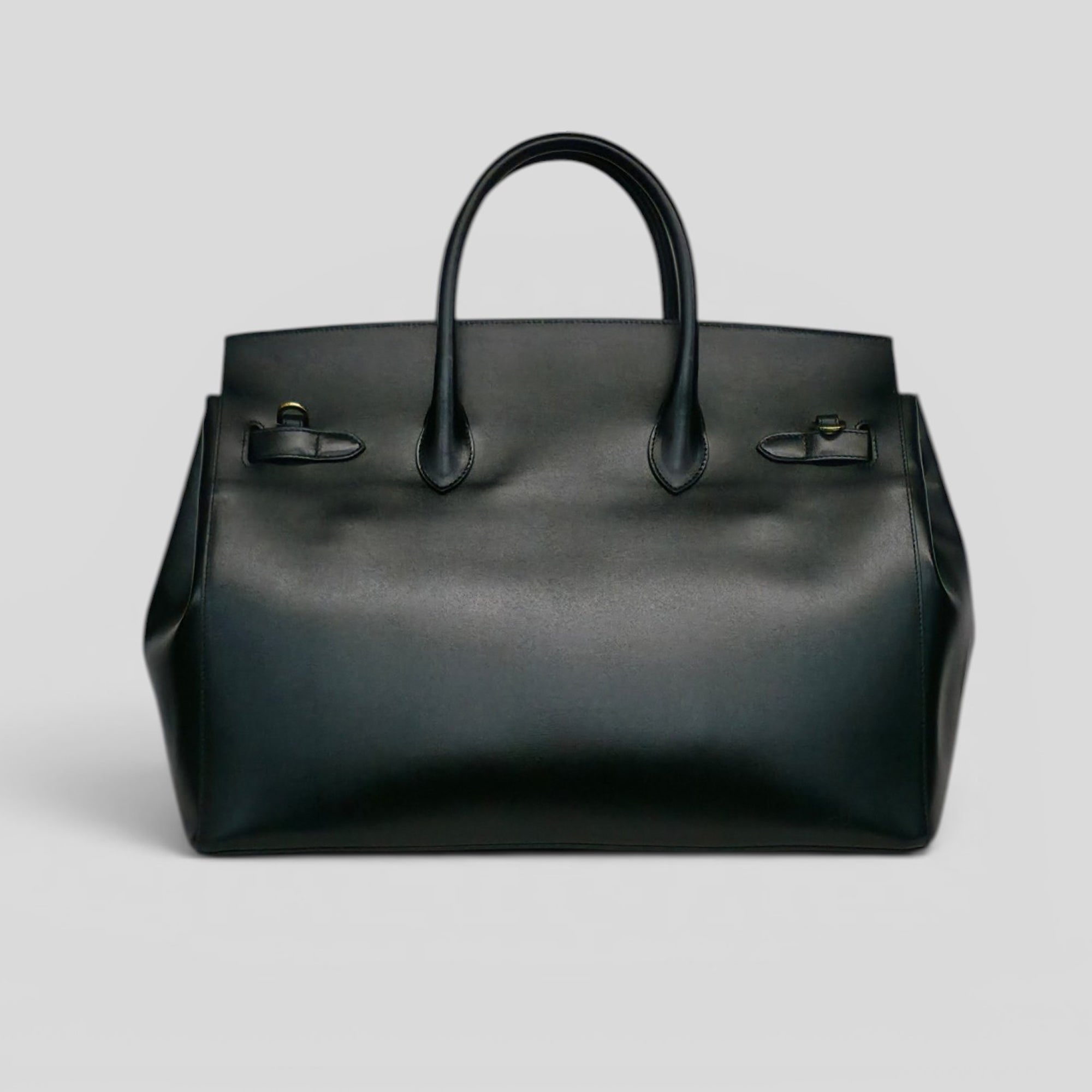 Borsa a tote JENNI in vitello nero