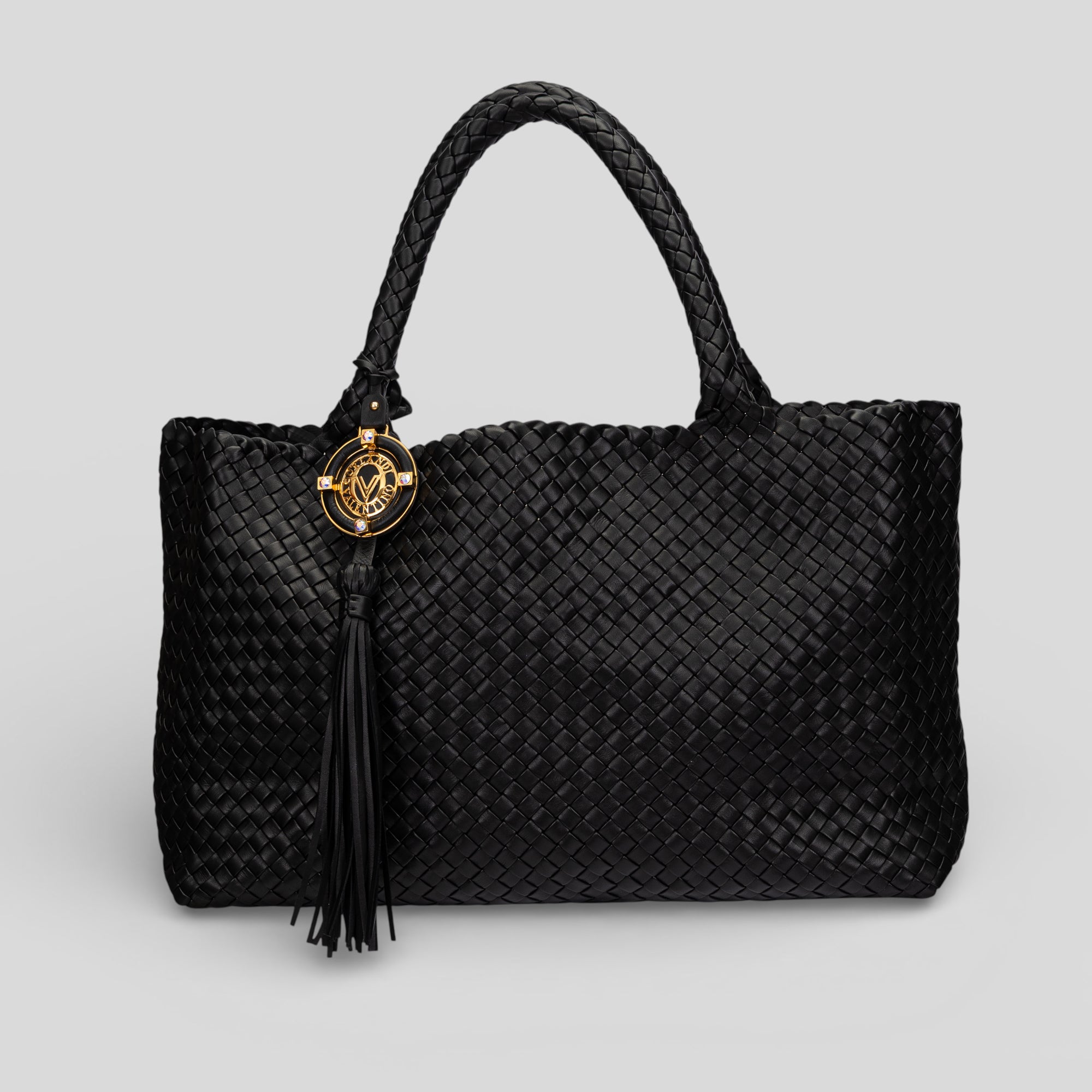 Borsa shopping grande JACQUELINE in pelle nera