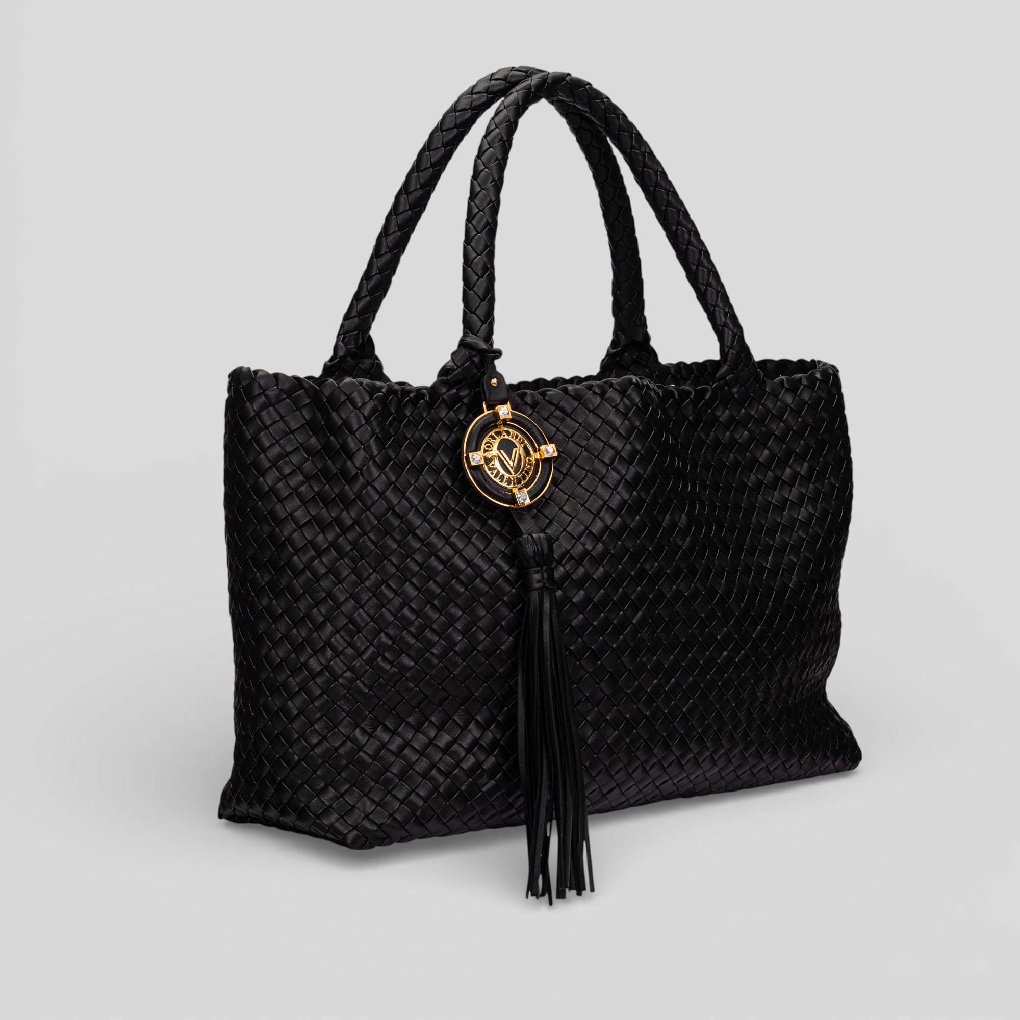 Borsa shopping grande JACQUELINE in pelle nera