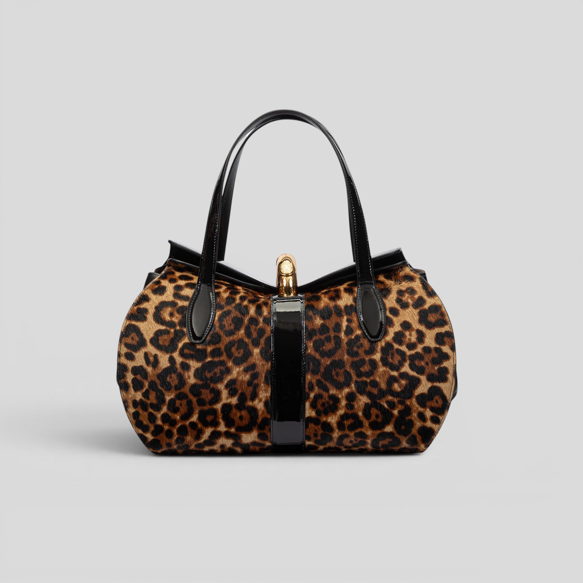 Borsa a mano WILD in cavallino maculato