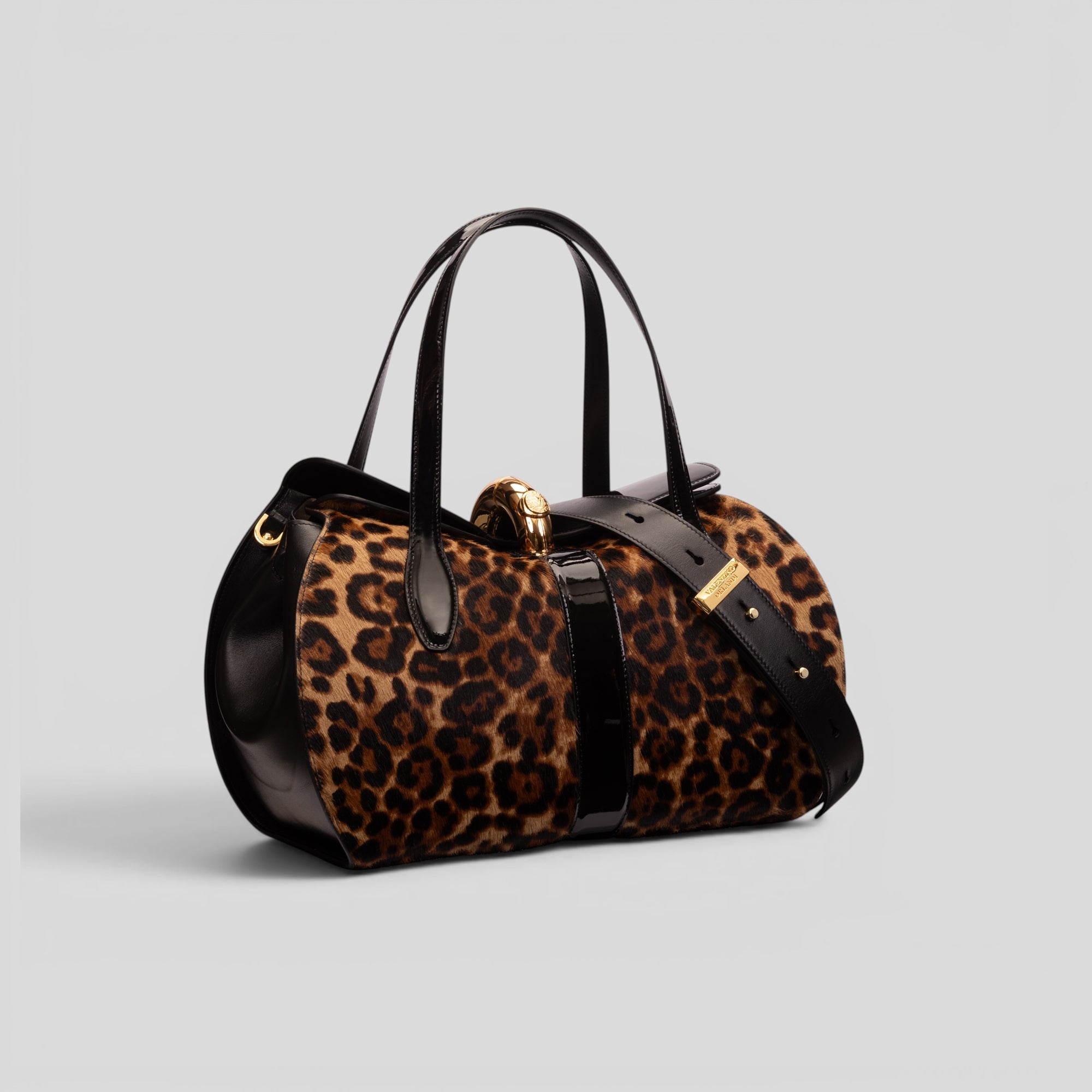 Borsa a mano WILD in cavallino maculato