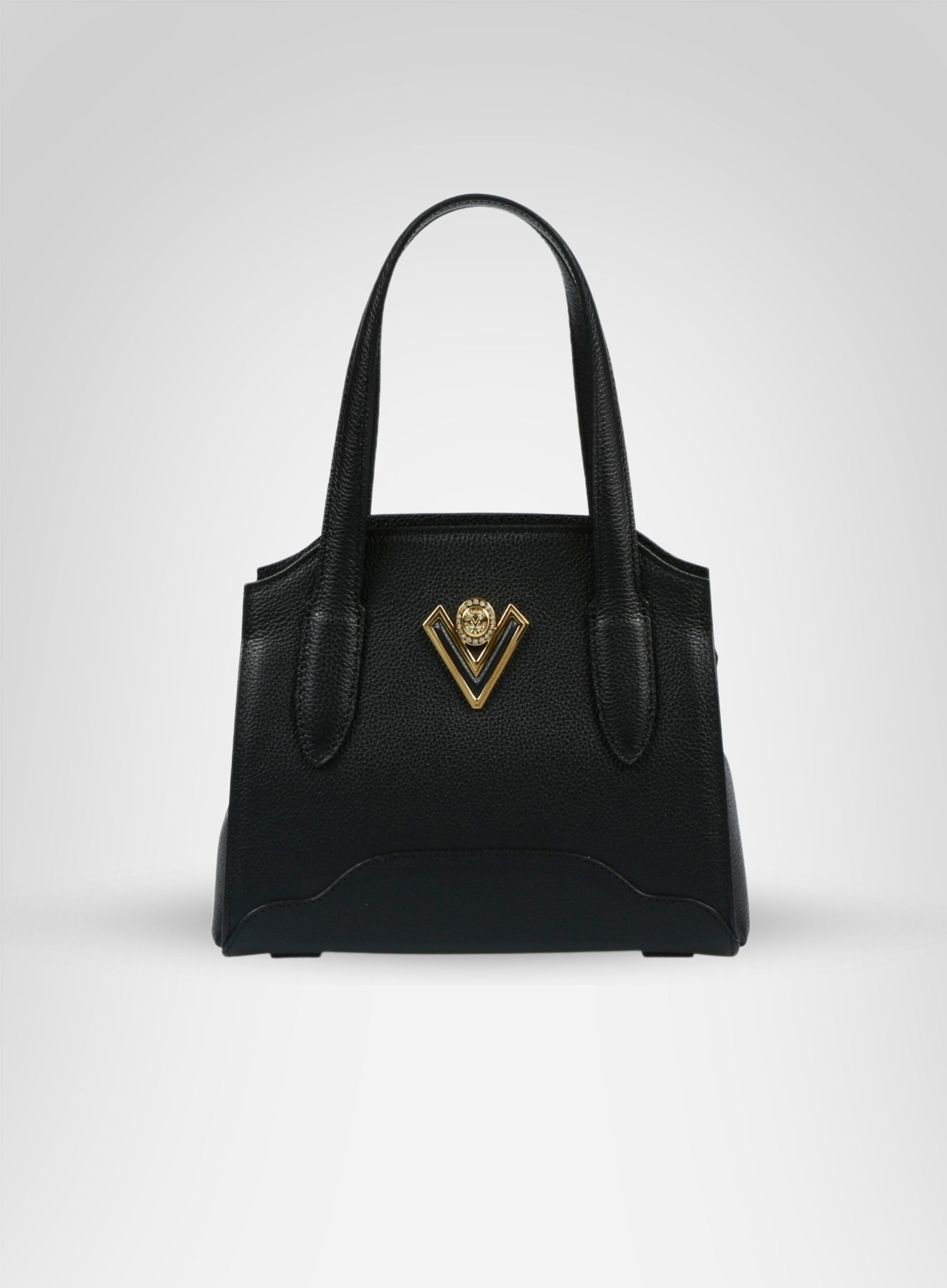 Borsa a mano mini Jill in vitello granoso