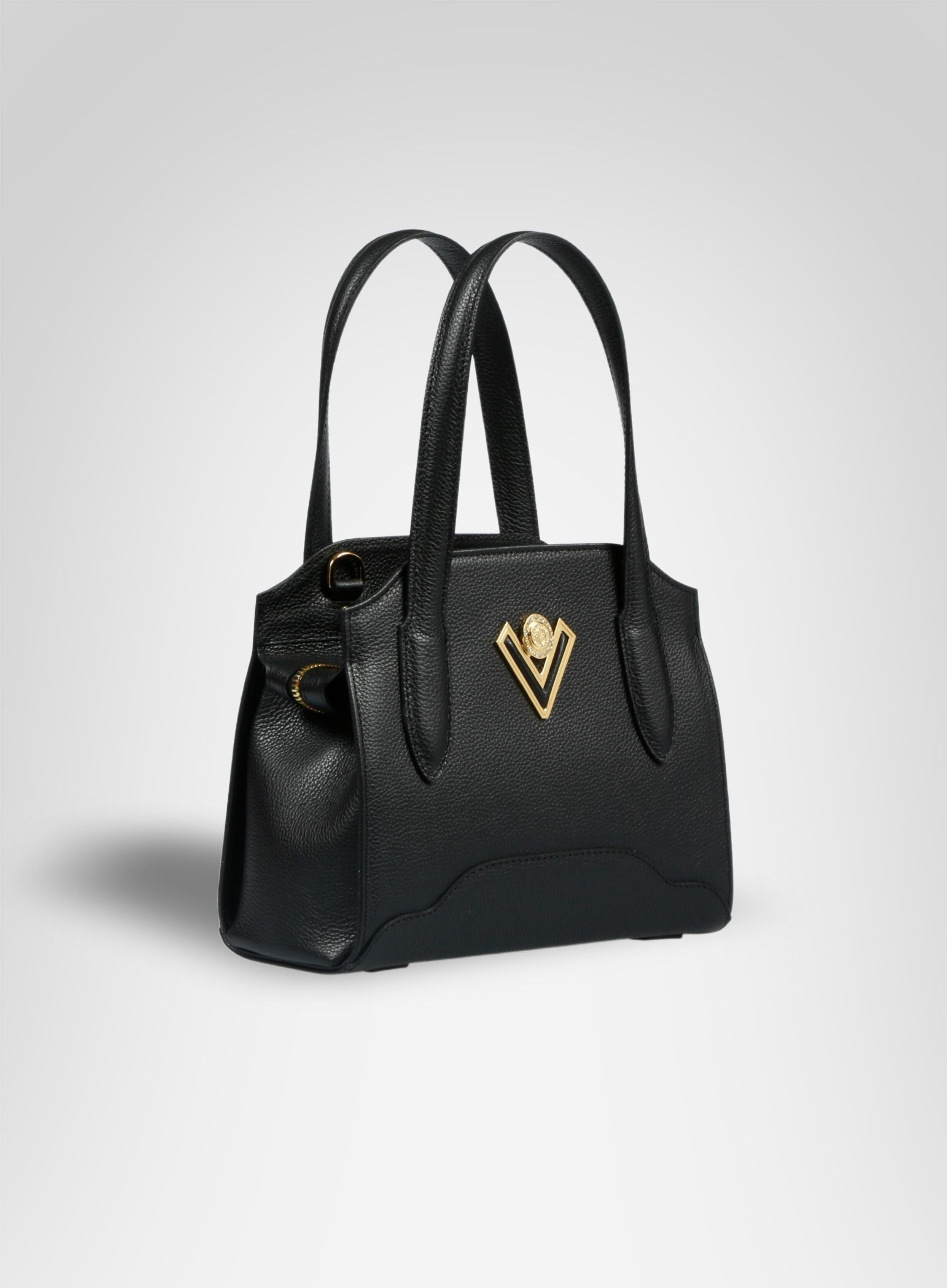 Borsa a mano mini Jill in vitello granoso