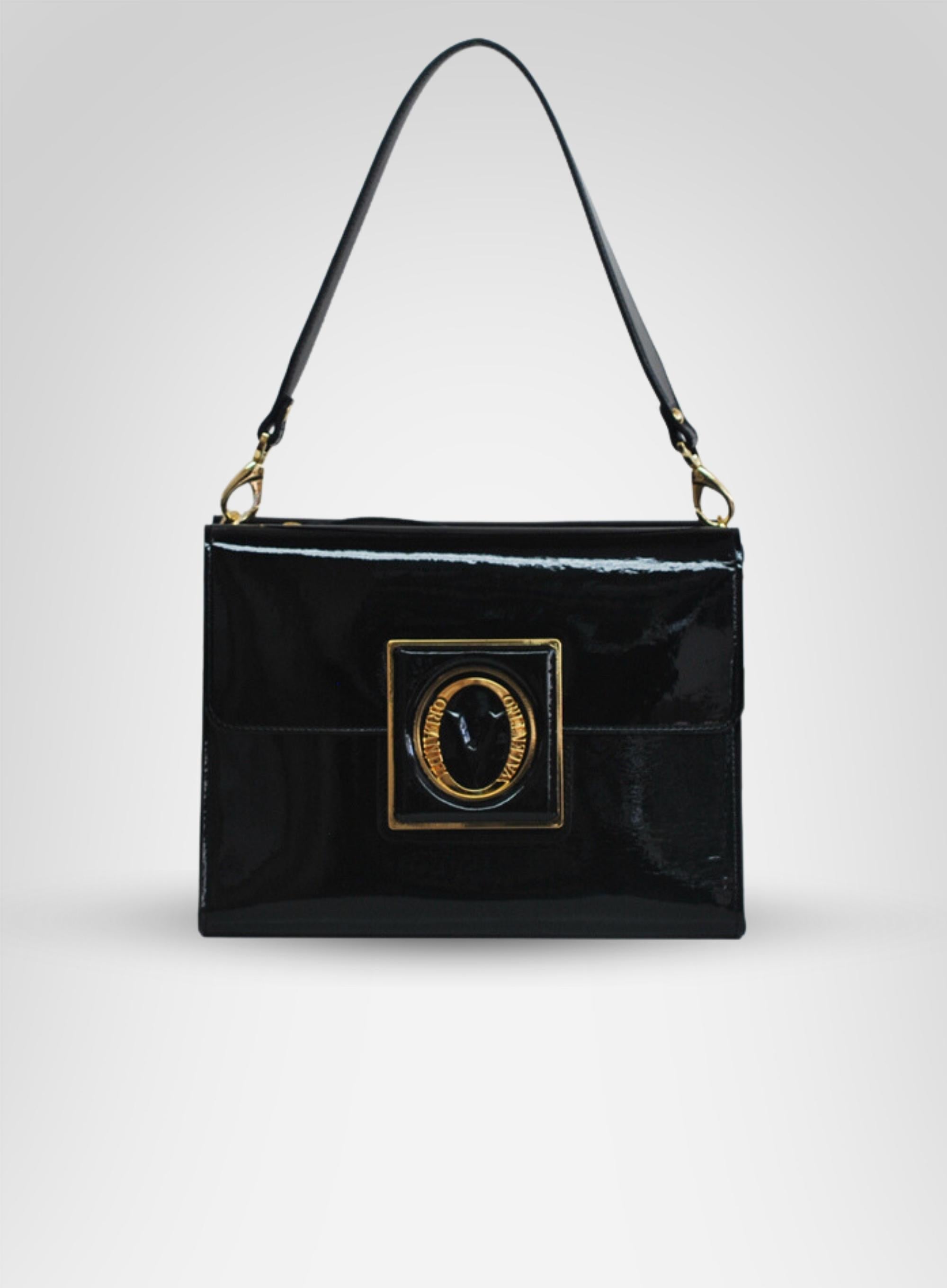 Borsa a spalla Bel in vernice