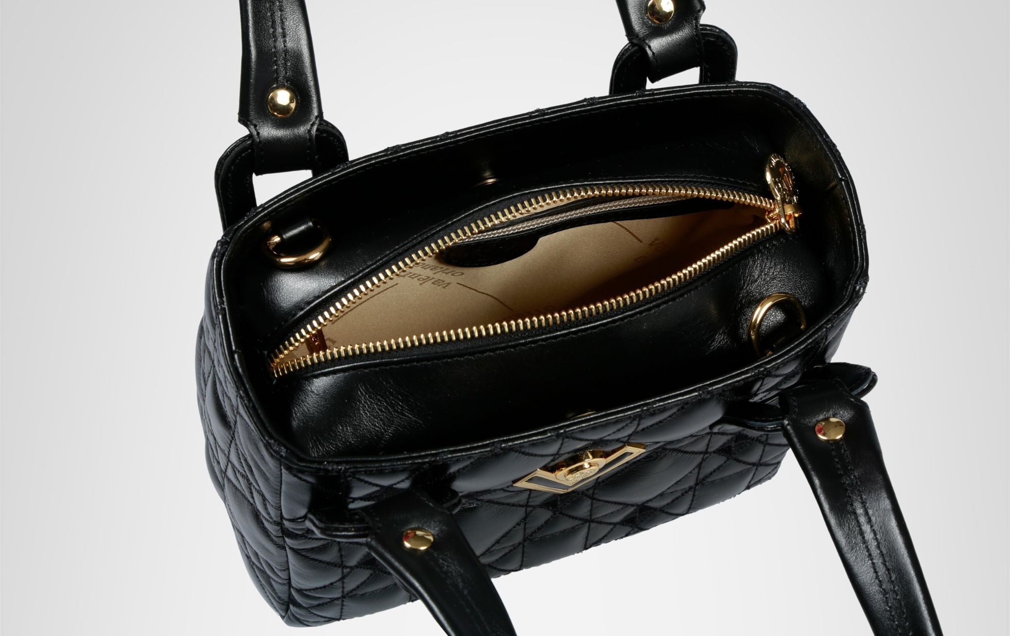 Borsa a mano mini Milano in vitello