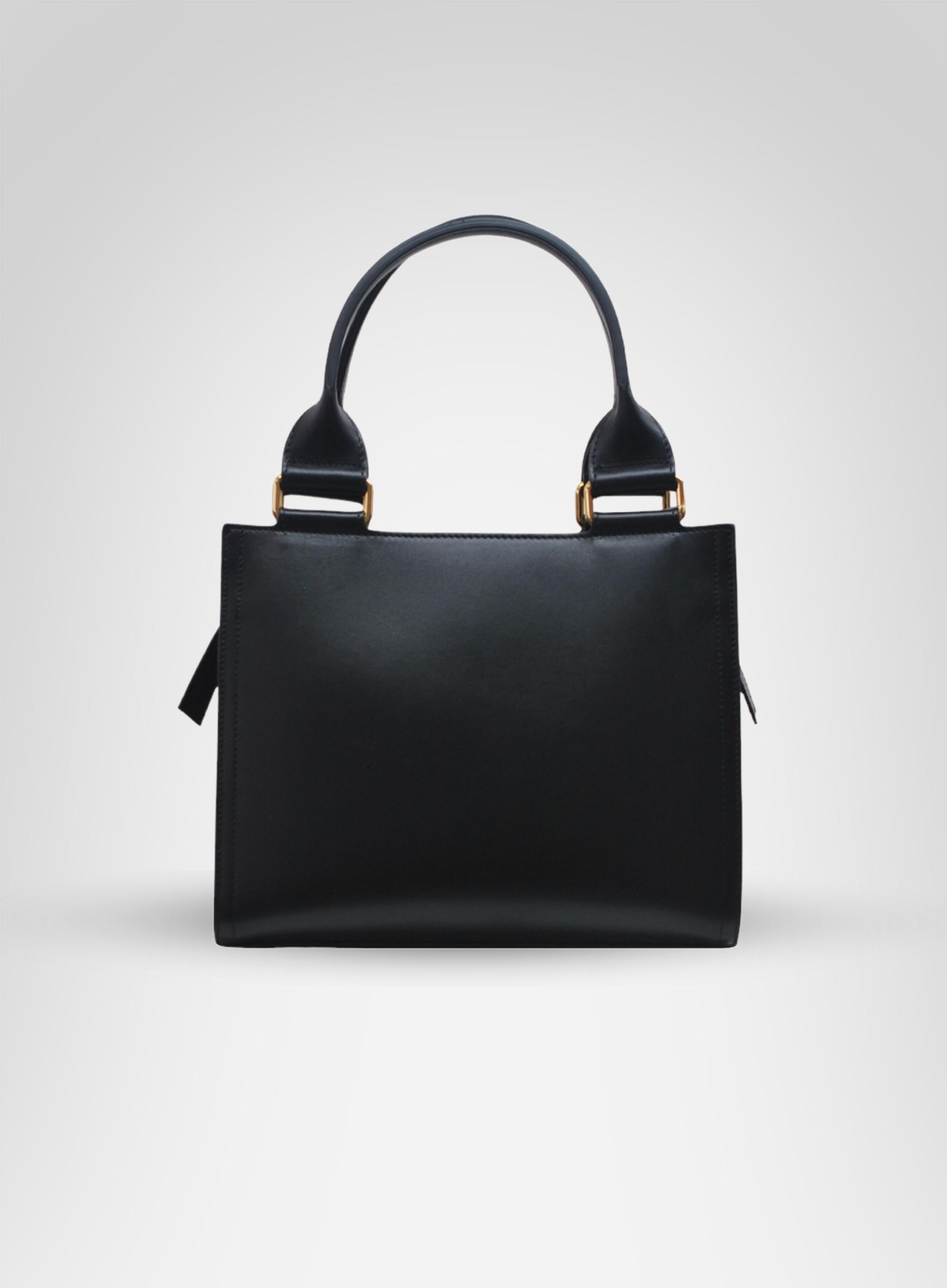 Borsa mini Tote Kay in vitello