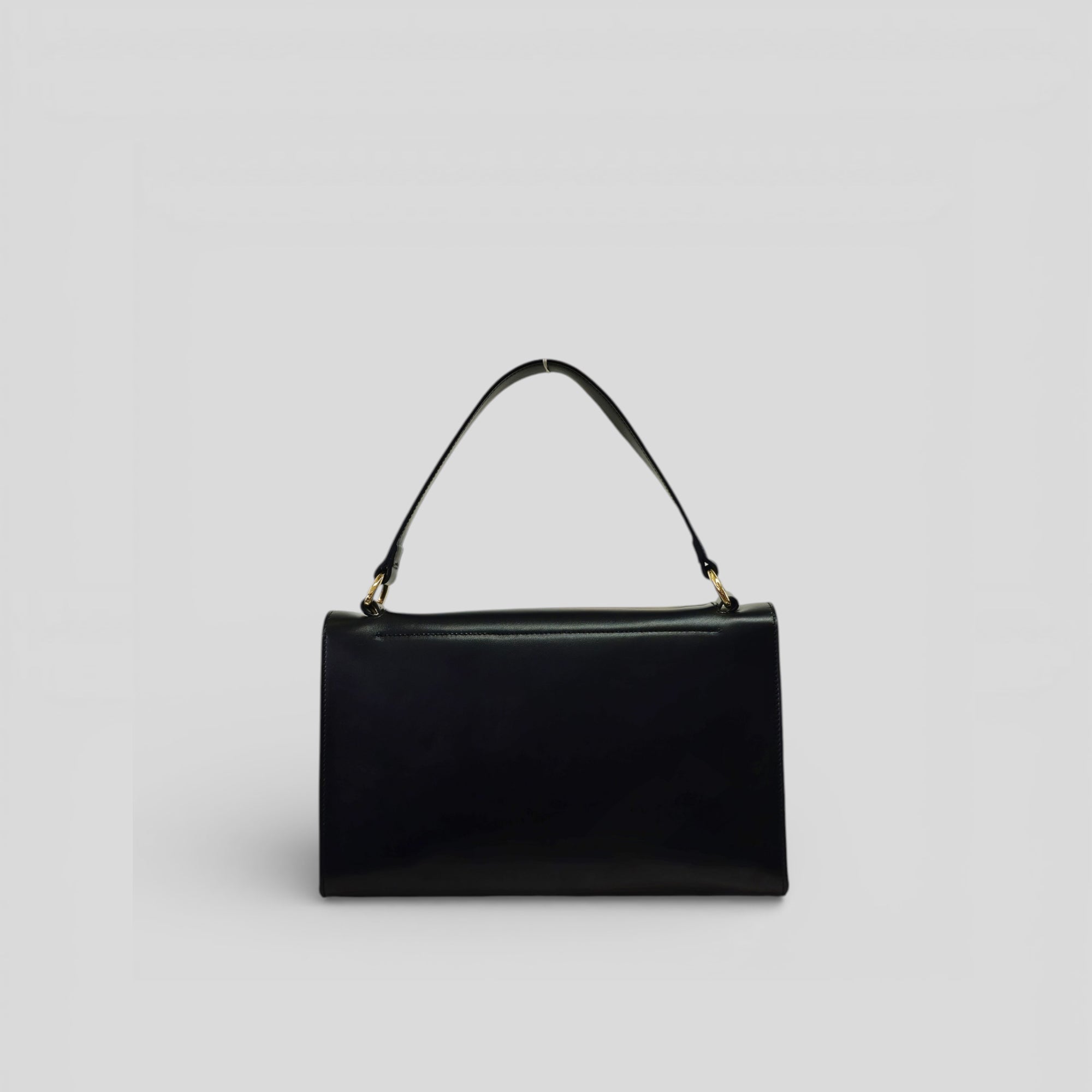 Borsa a mano DUSHON in vitello nero