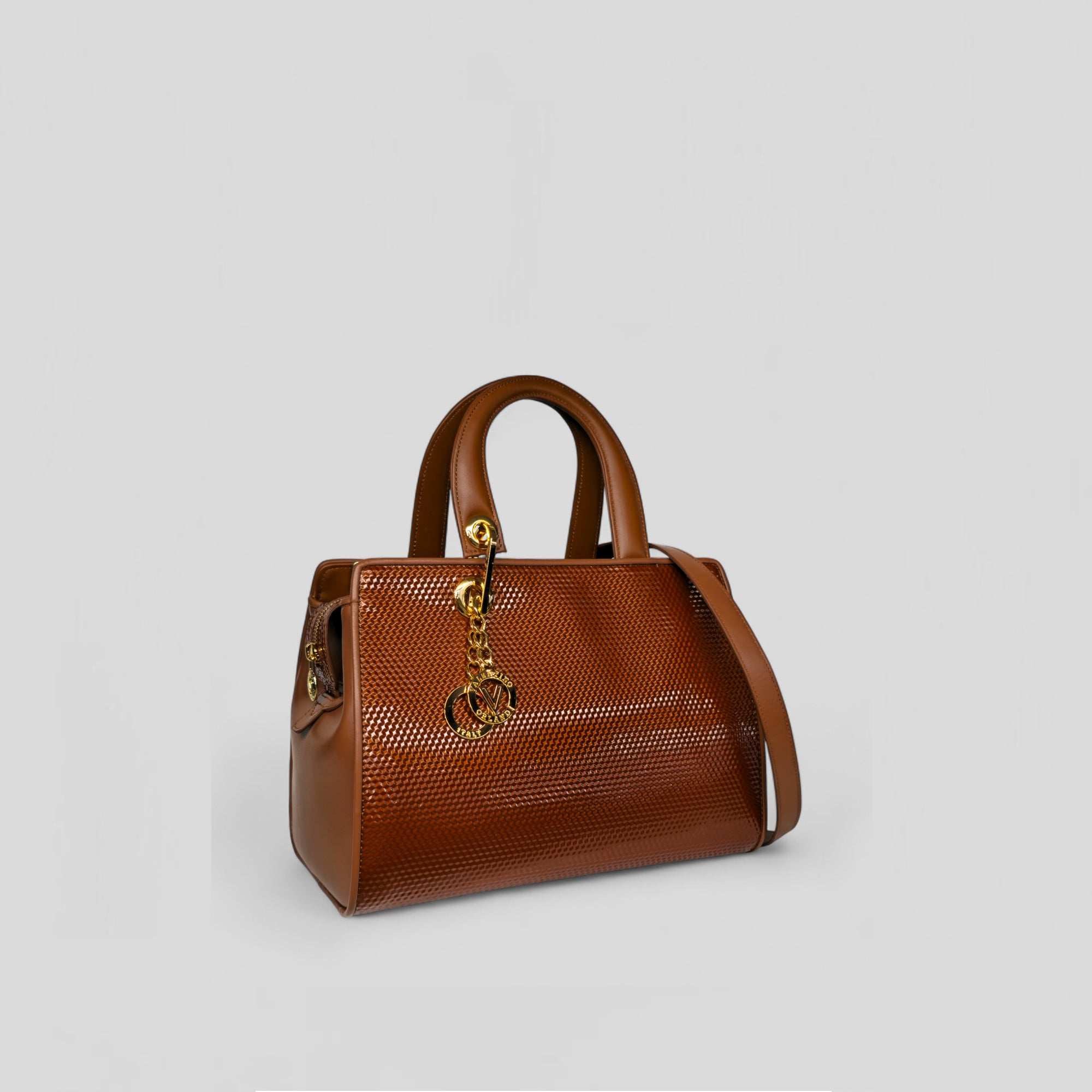 Bauletto medio DITTA  in vitello marrone