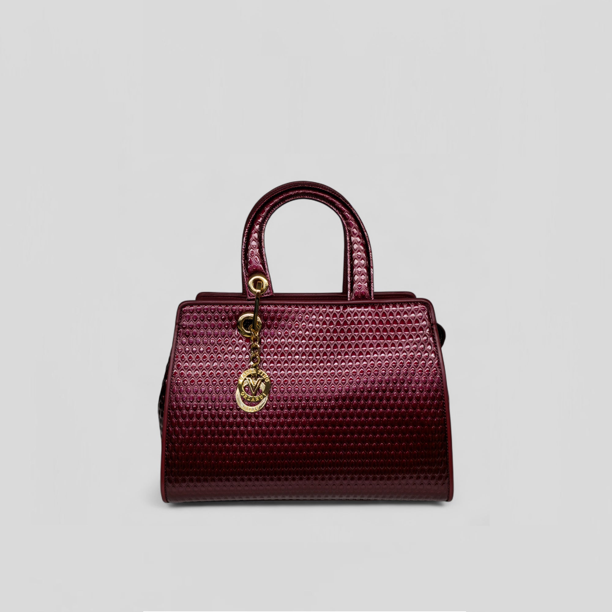Bauletto medio DITTA in vitello bordeaux