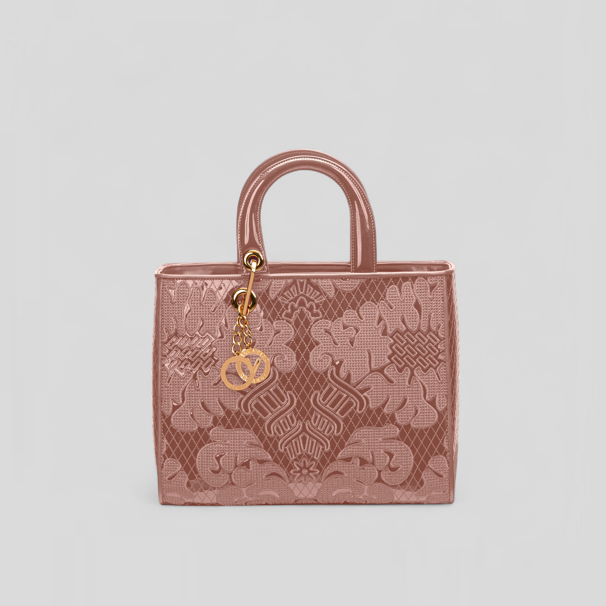 Borsa a mano RODI in vernice rosa