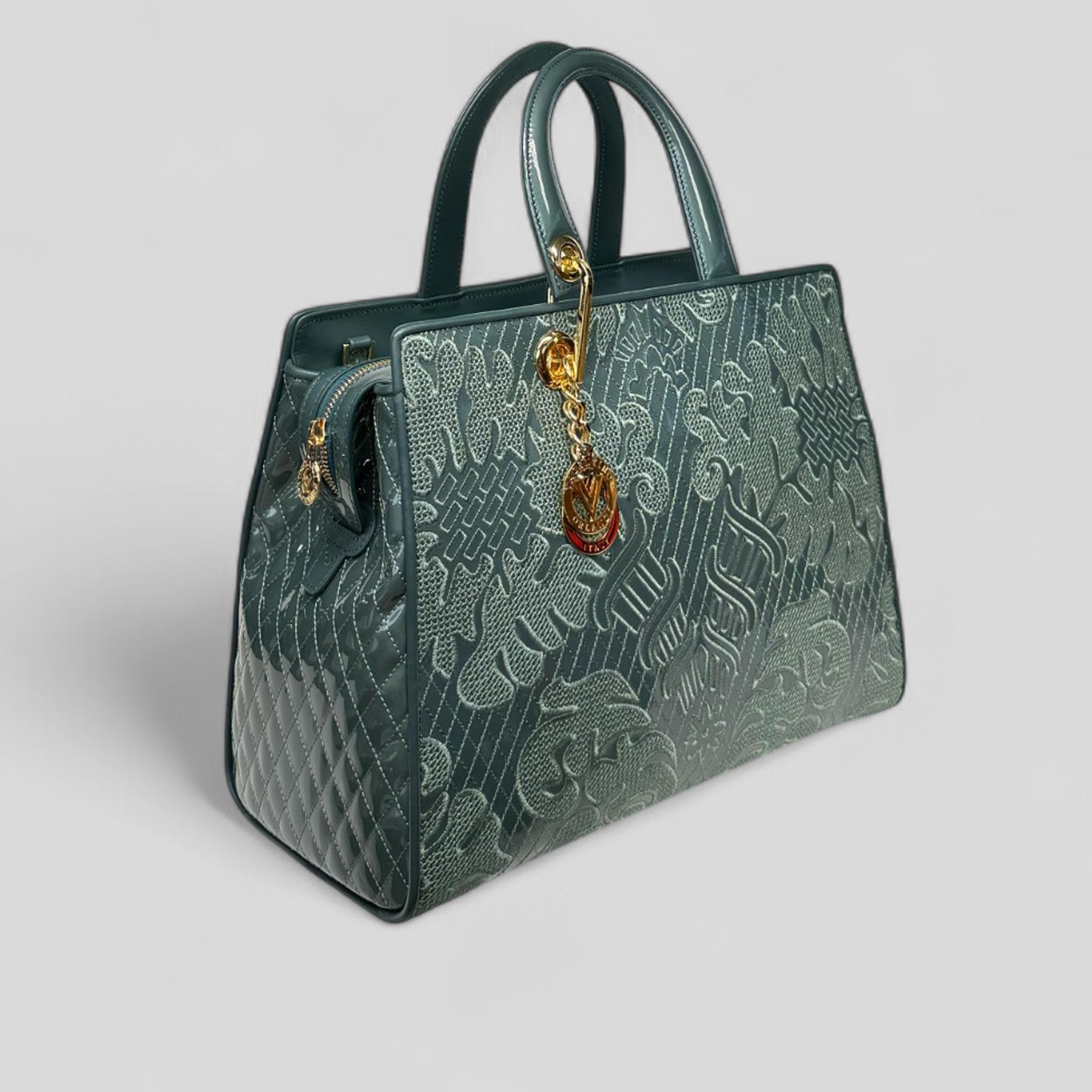 Bauletto grande RODI in vernice color stagno