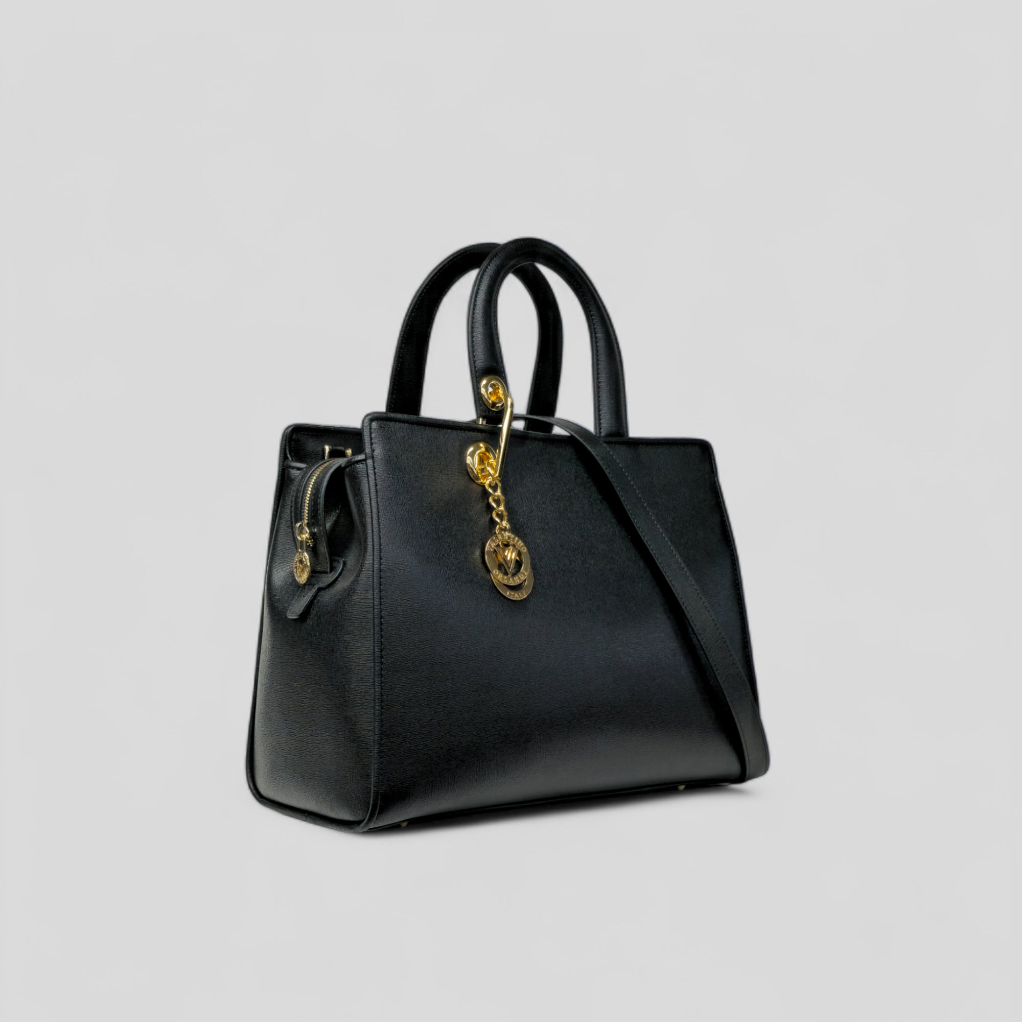 Bauletto grande DITTA in vitello nero