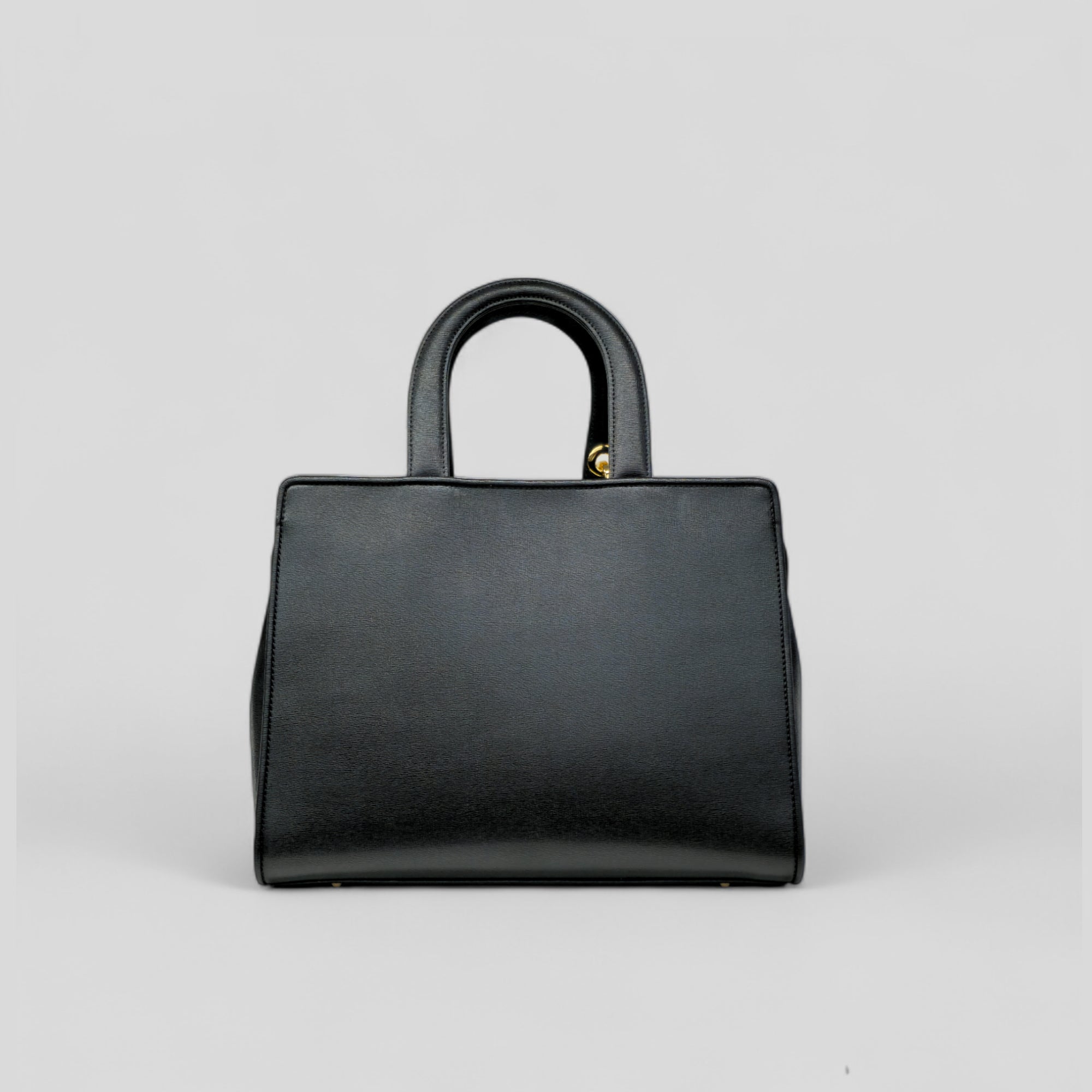 Bauletto grande DITTA in vitello nero