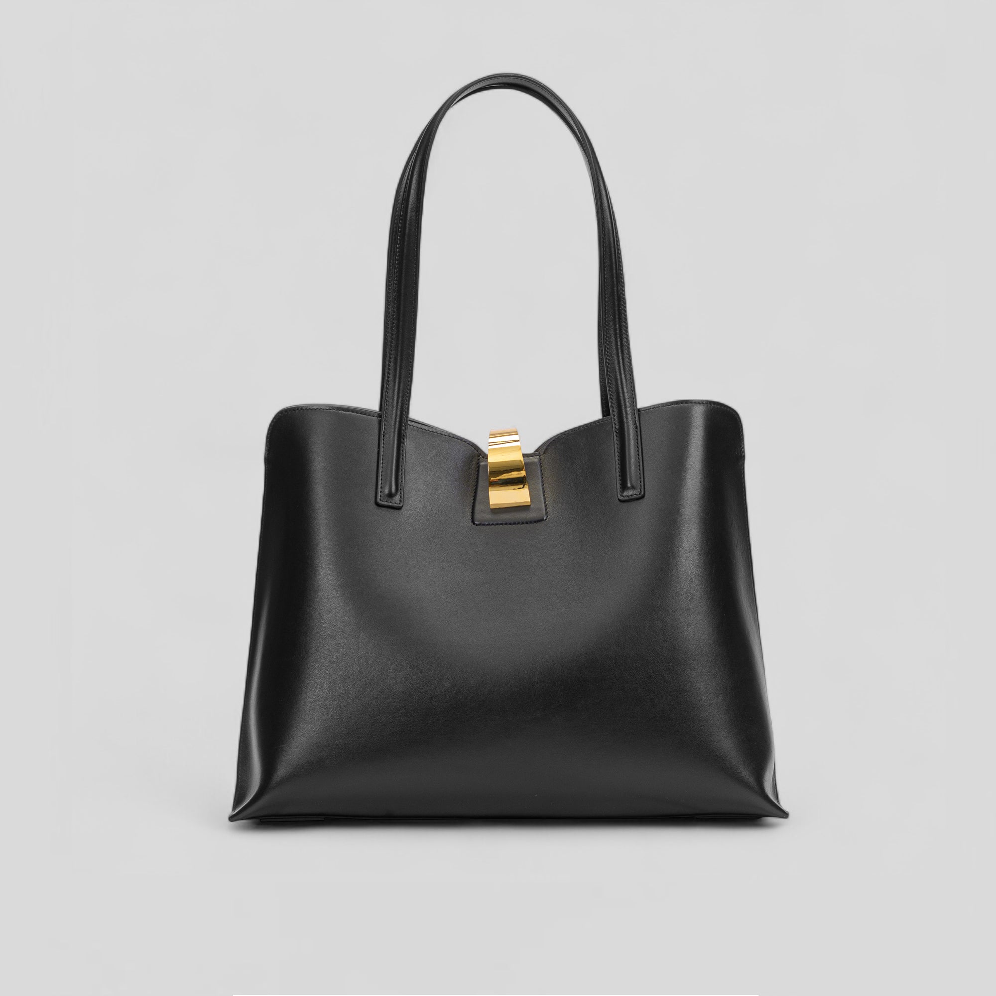 Borsa shopping SIMPLY in vitello nero