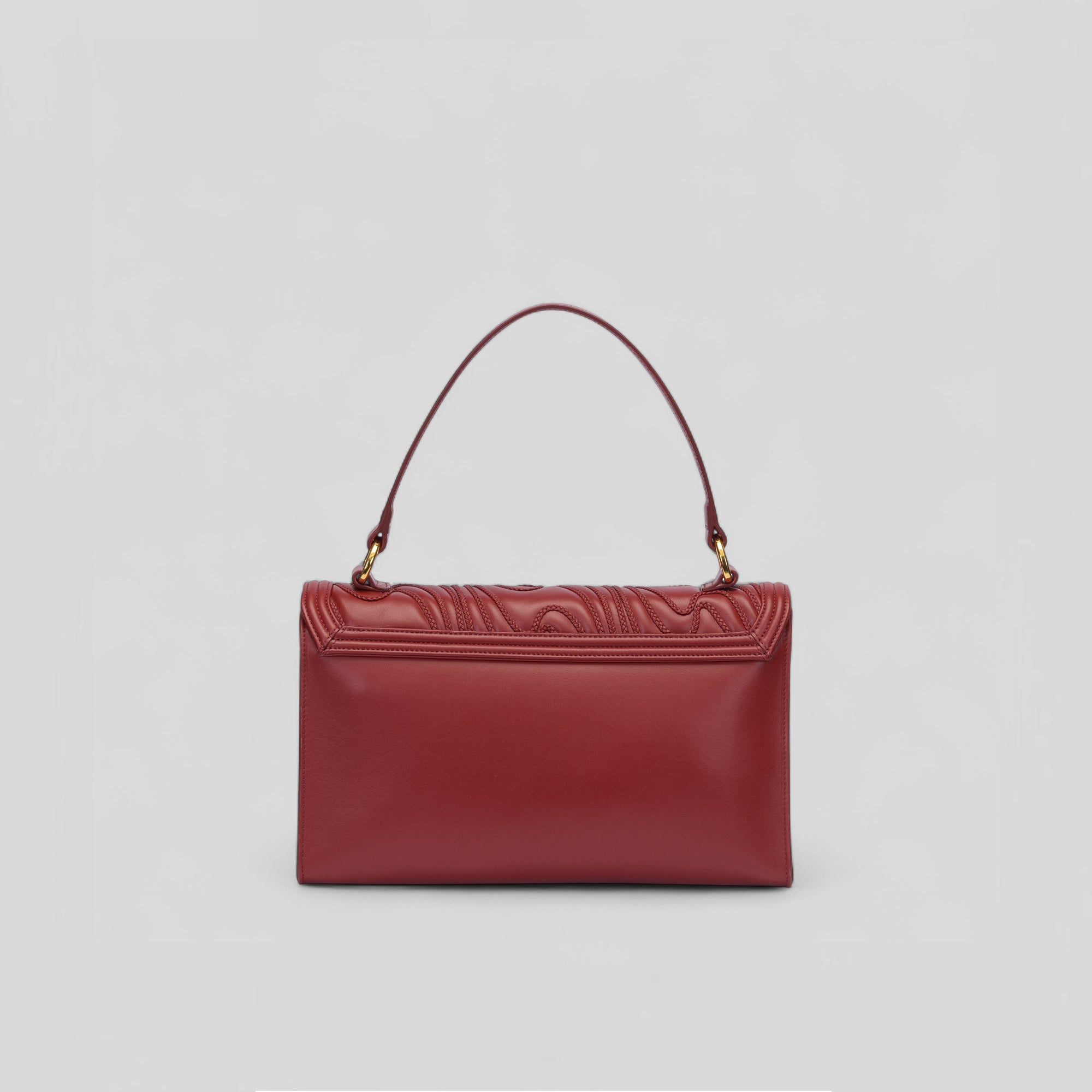 Borsa a mano TRECY in vitello rosso