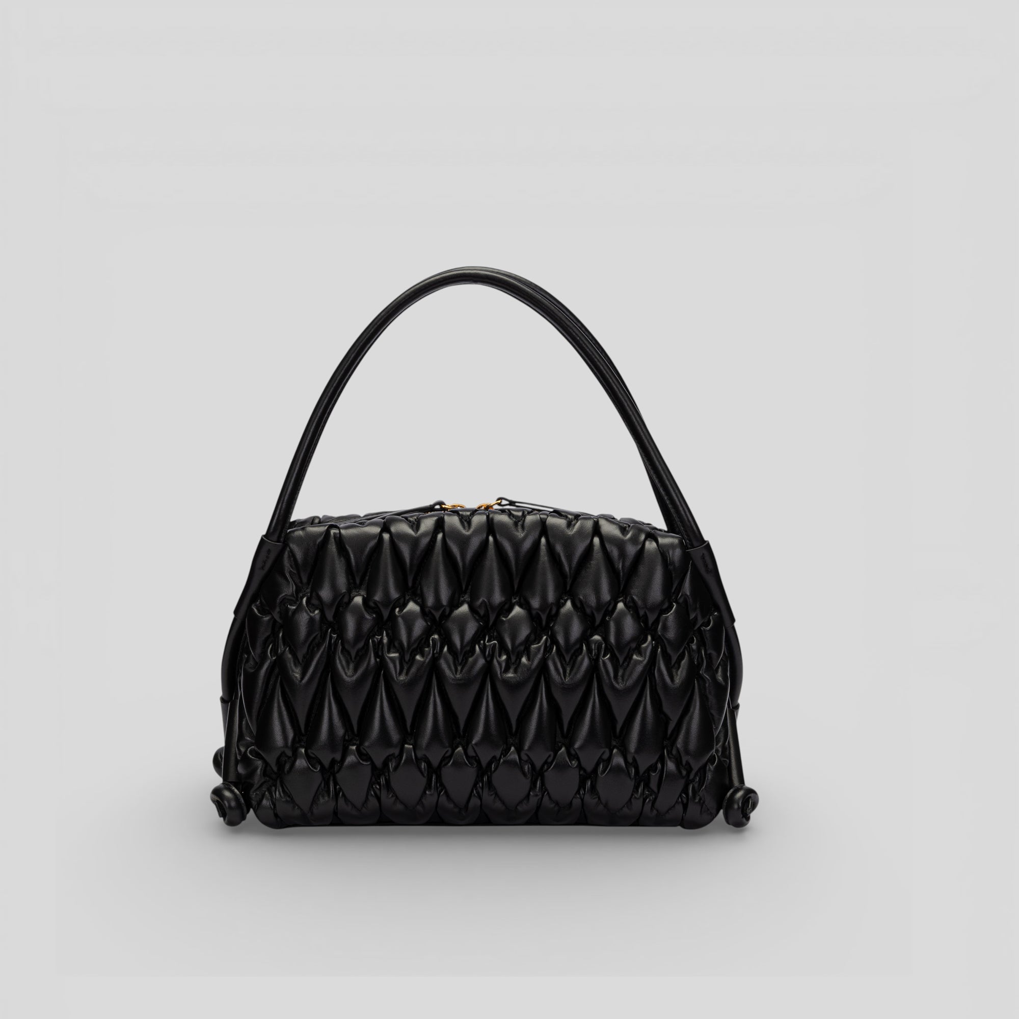Borsa a mano piccola LIA in vitello nero