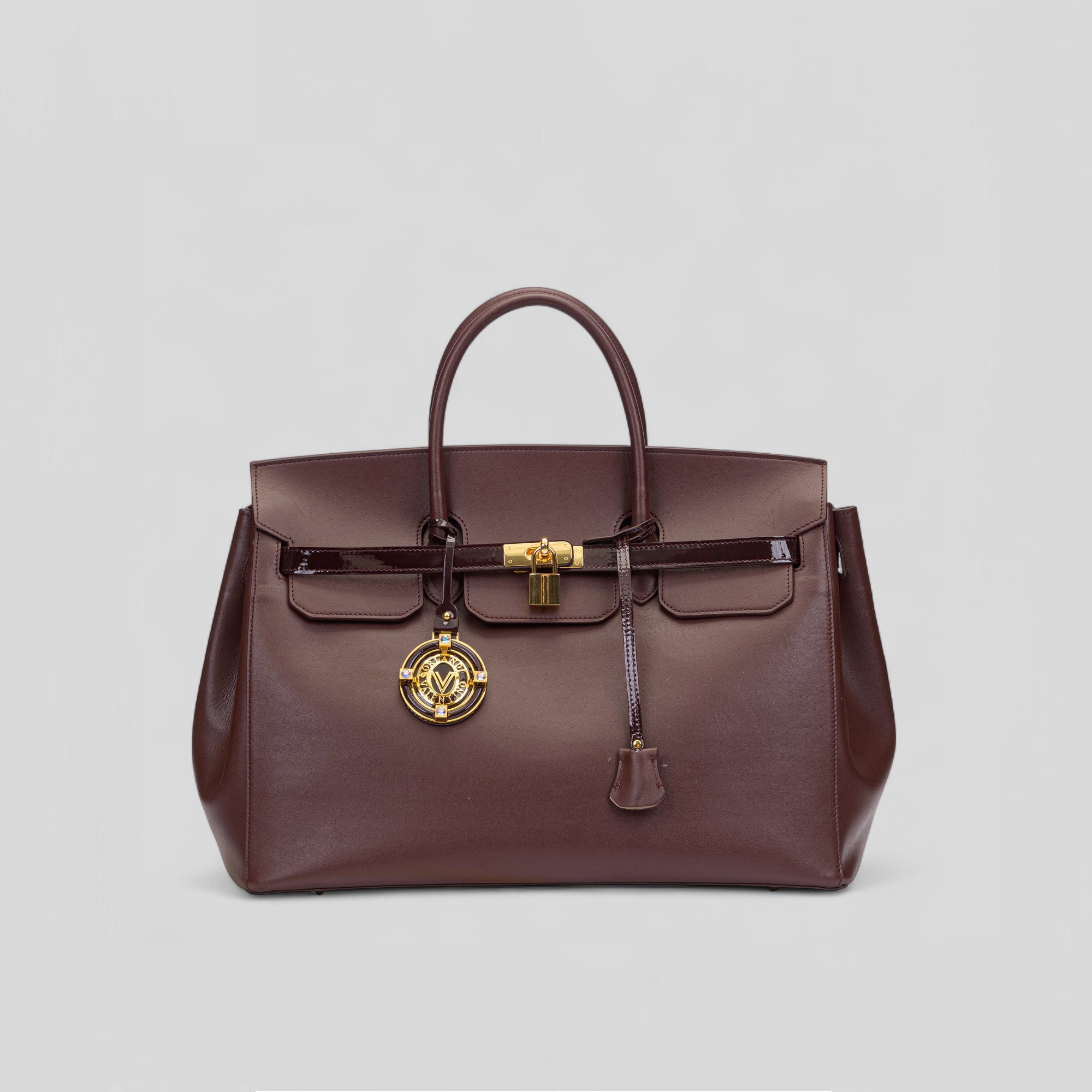 Brosa tote grande JENNI in vitello marrone