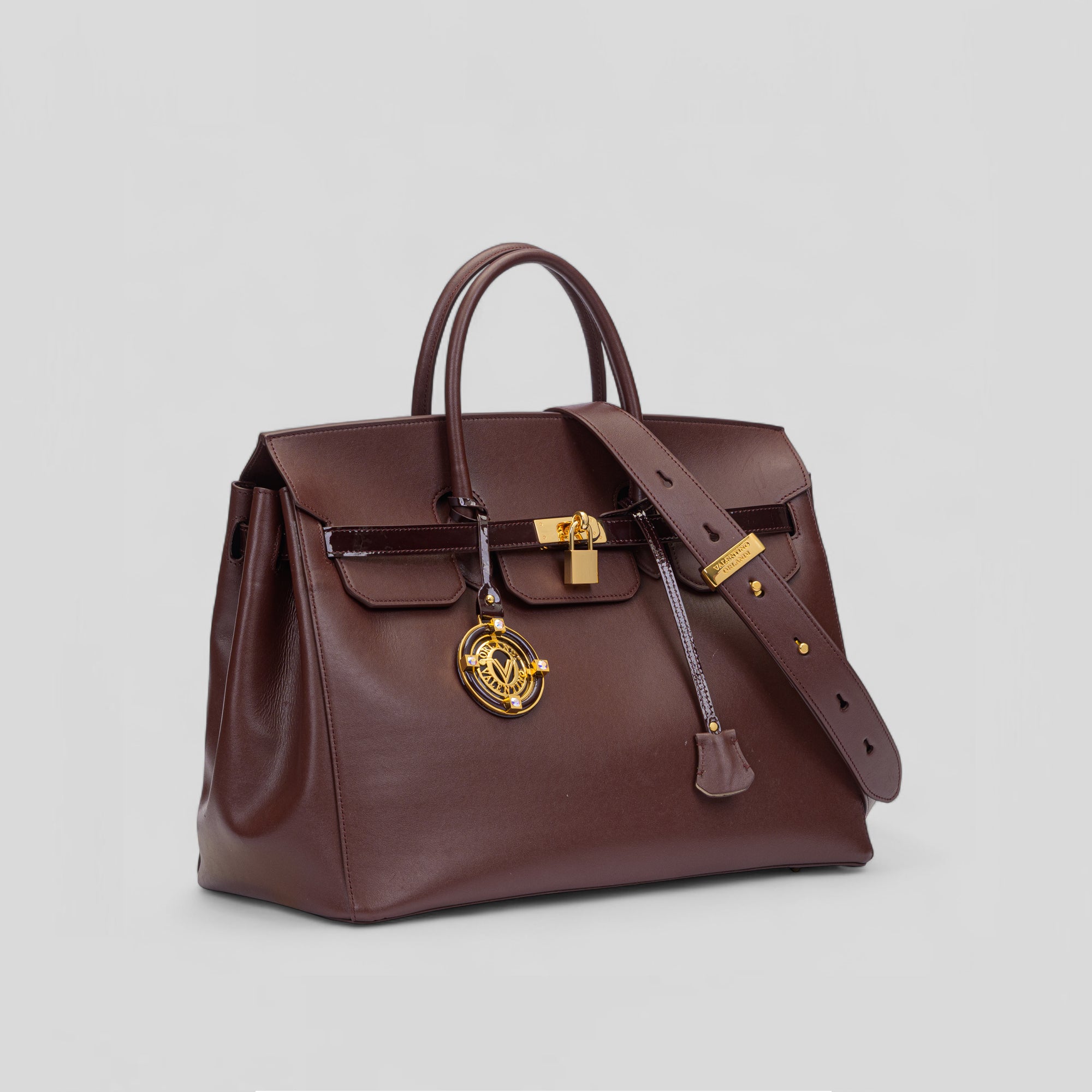 Brosa tote grande JENNI in vitello marrone