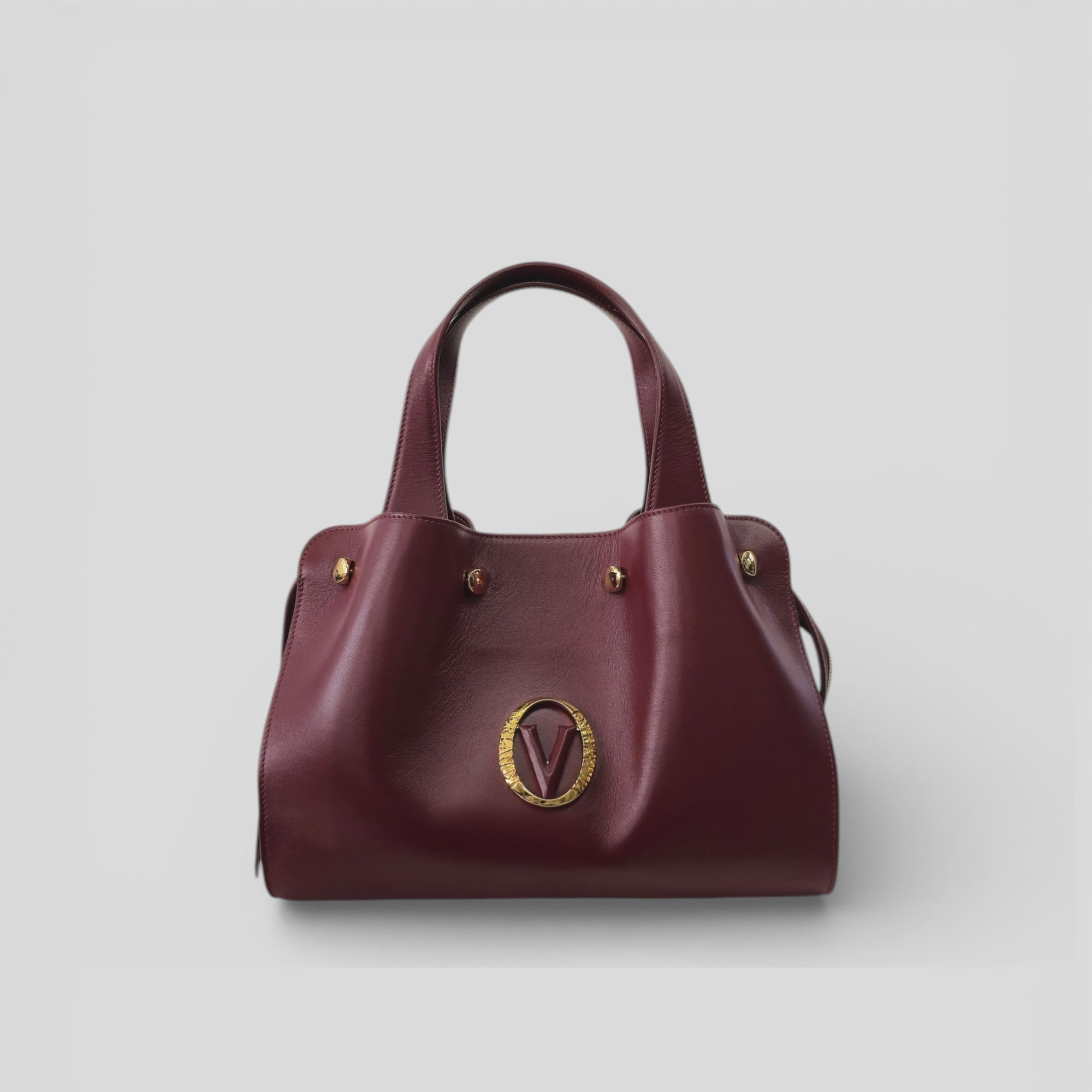 Borsa a mano RIHANNA in vitello bordeaux