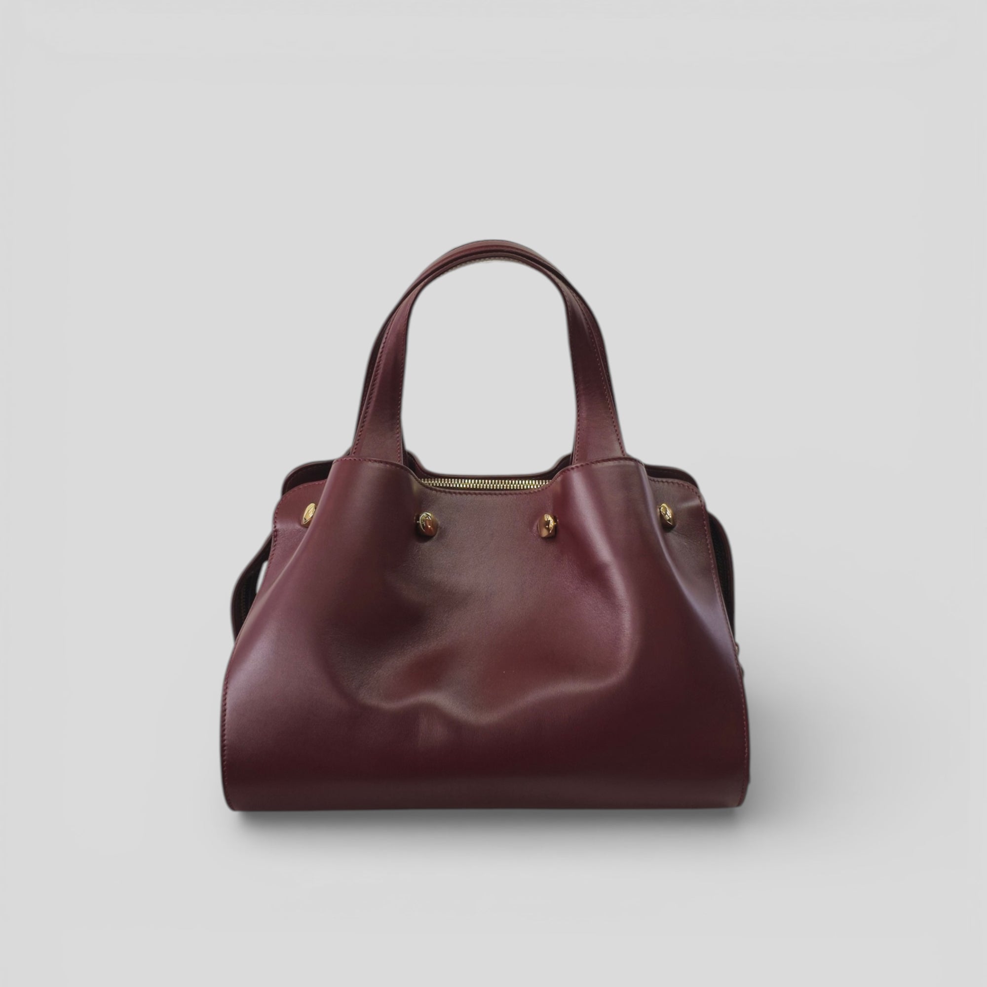 Borsa a mano RIHANNA in vitello bordeaux