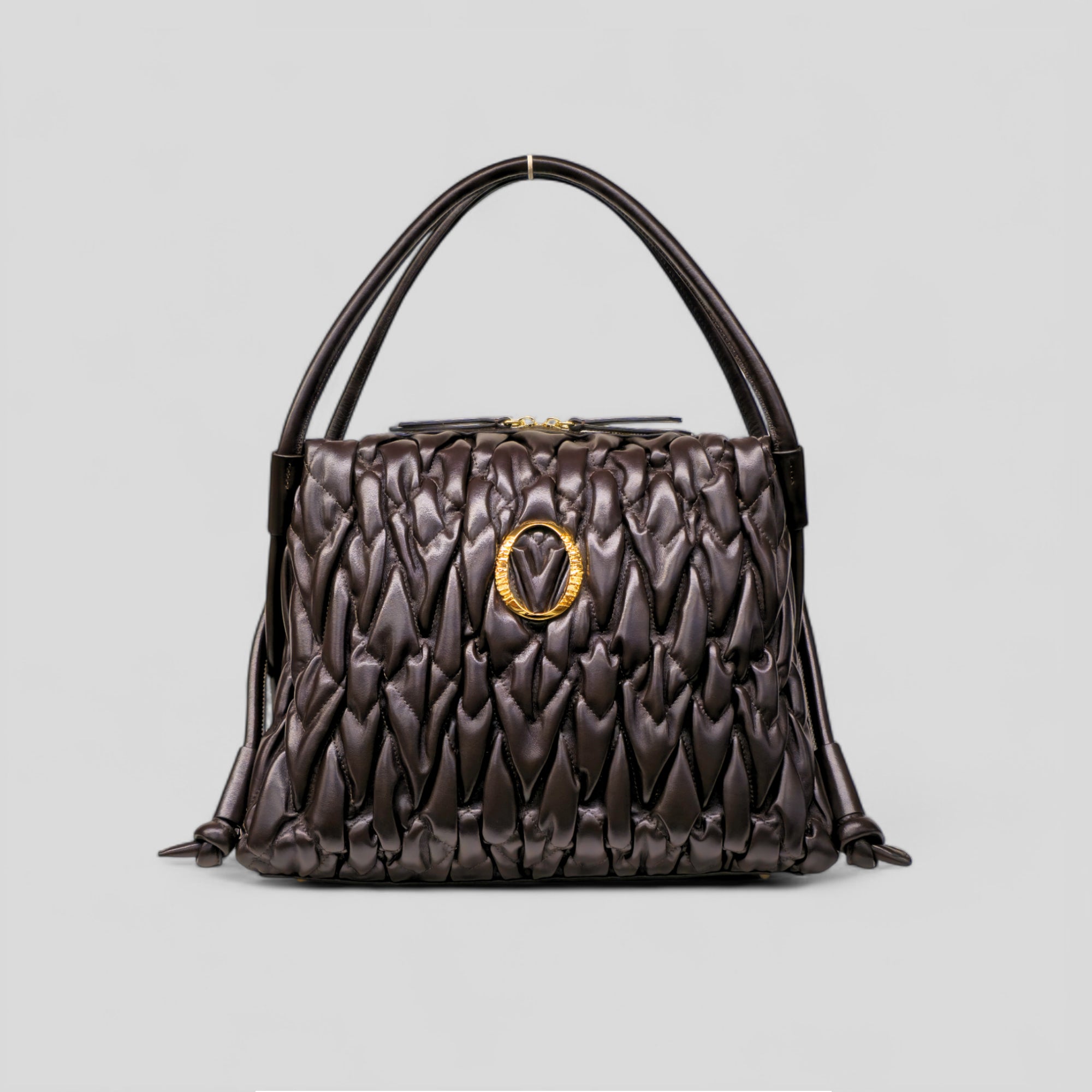 Borsa a mano grande LIA marrone