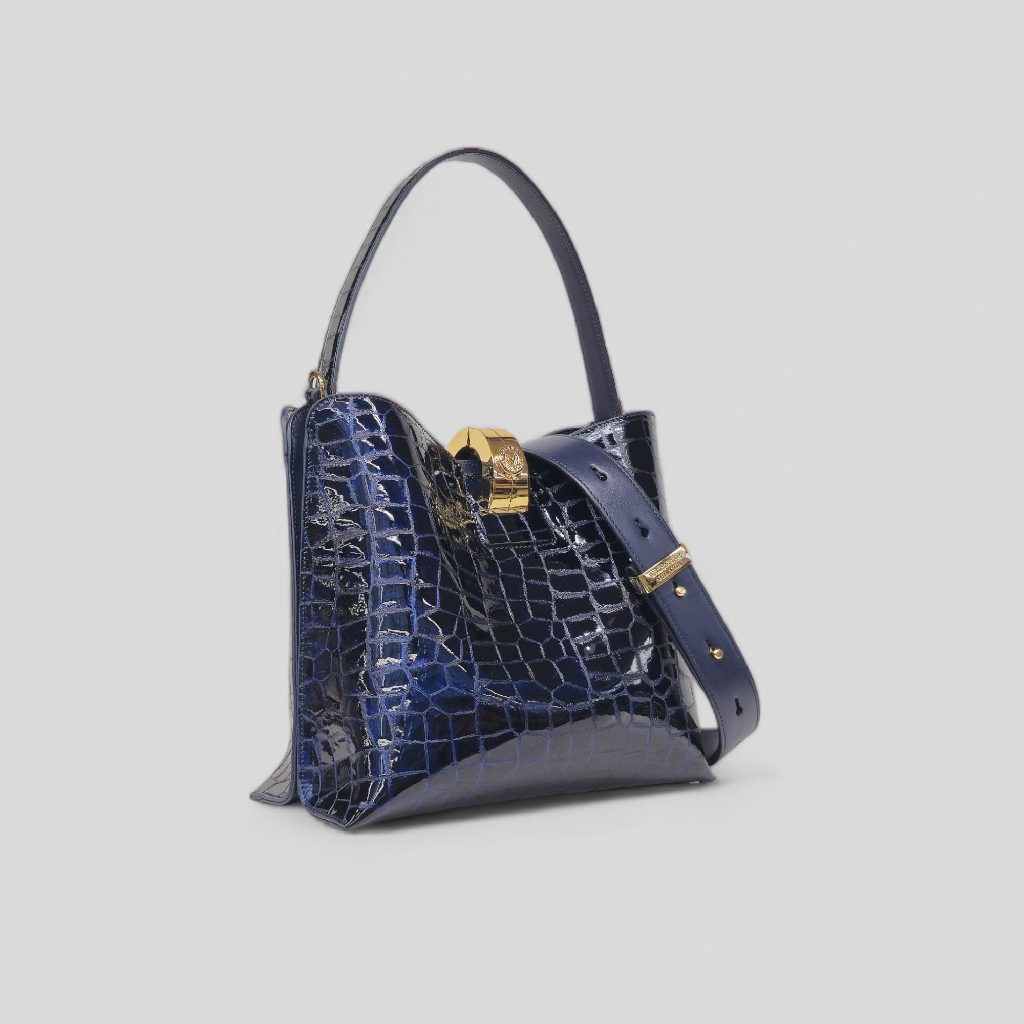 Borsa shopping piccola SPANK blu