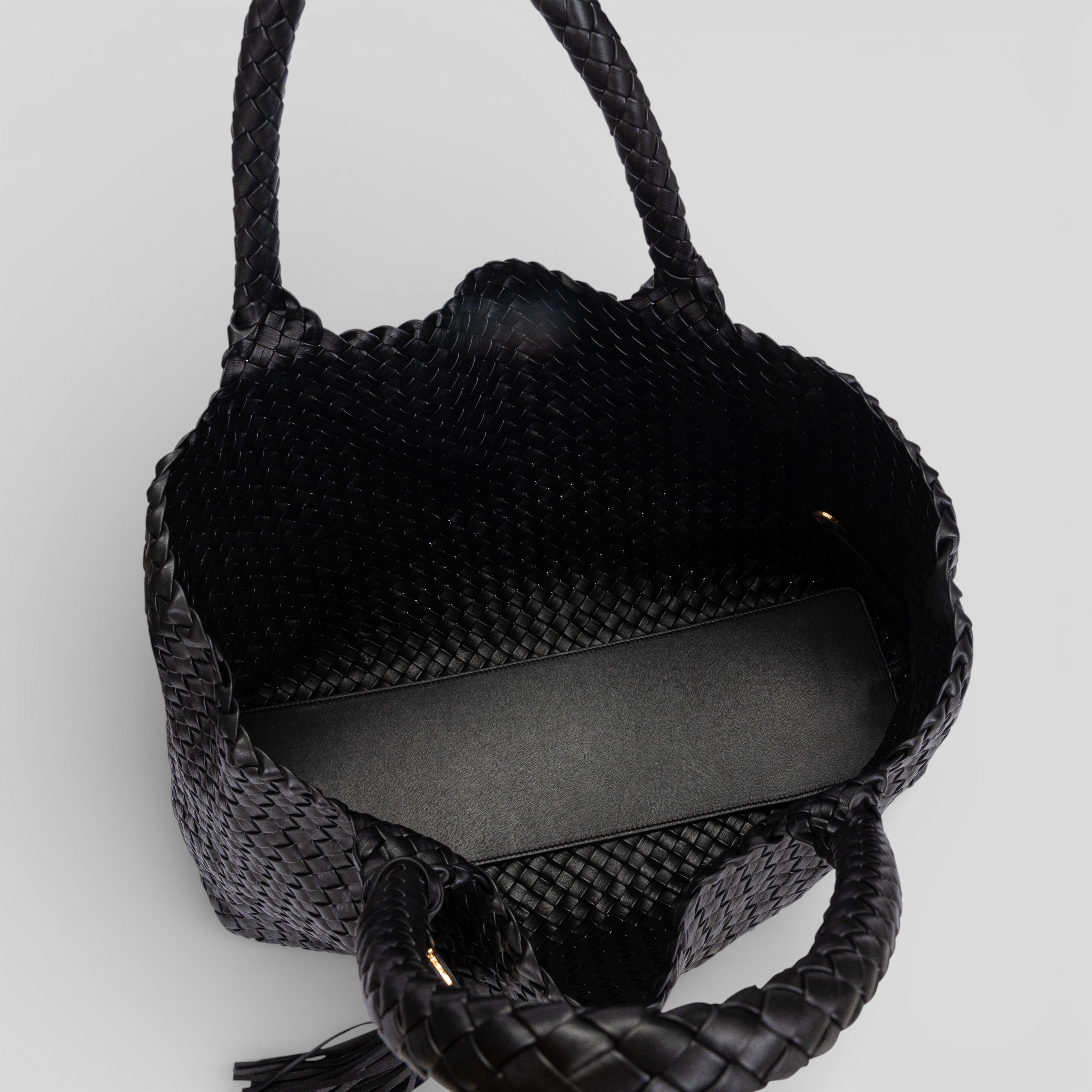 Borsa shopping grande JACQUELINE in pelle nera