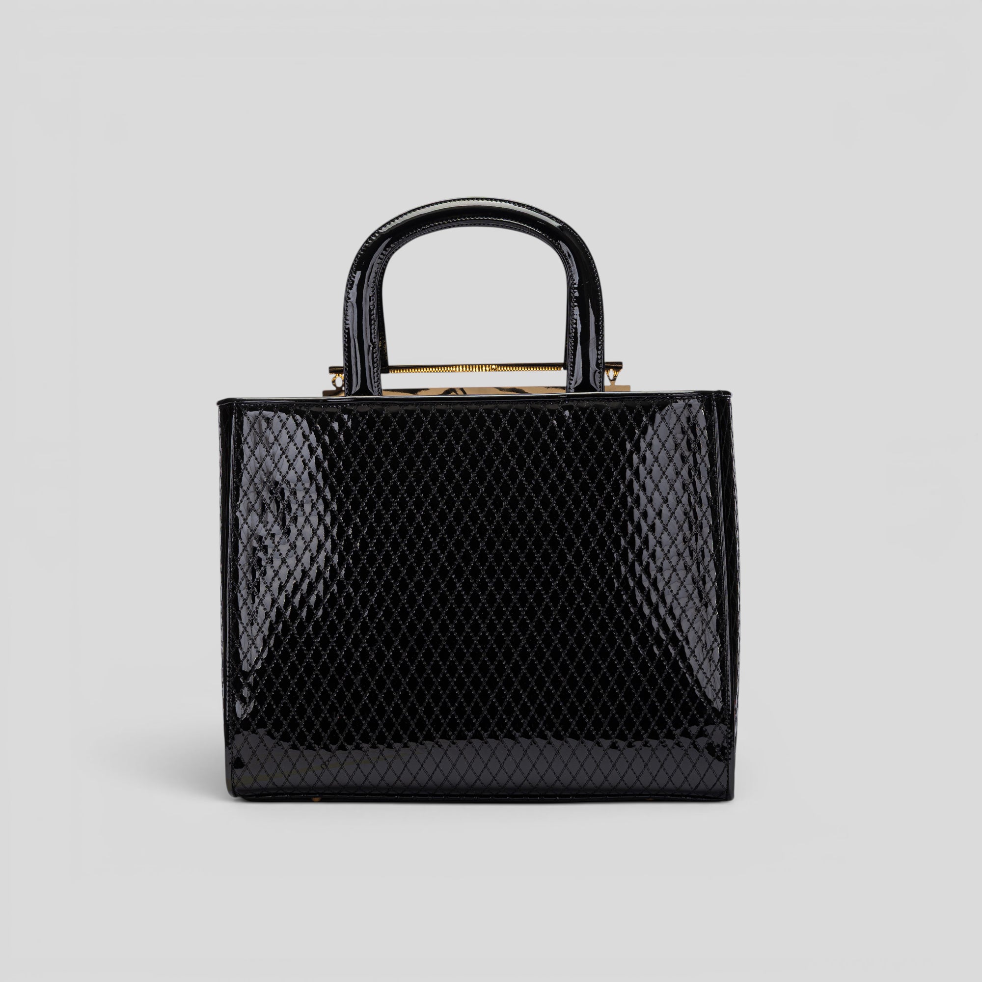 Borsa a mano grande RODI in vernice nero