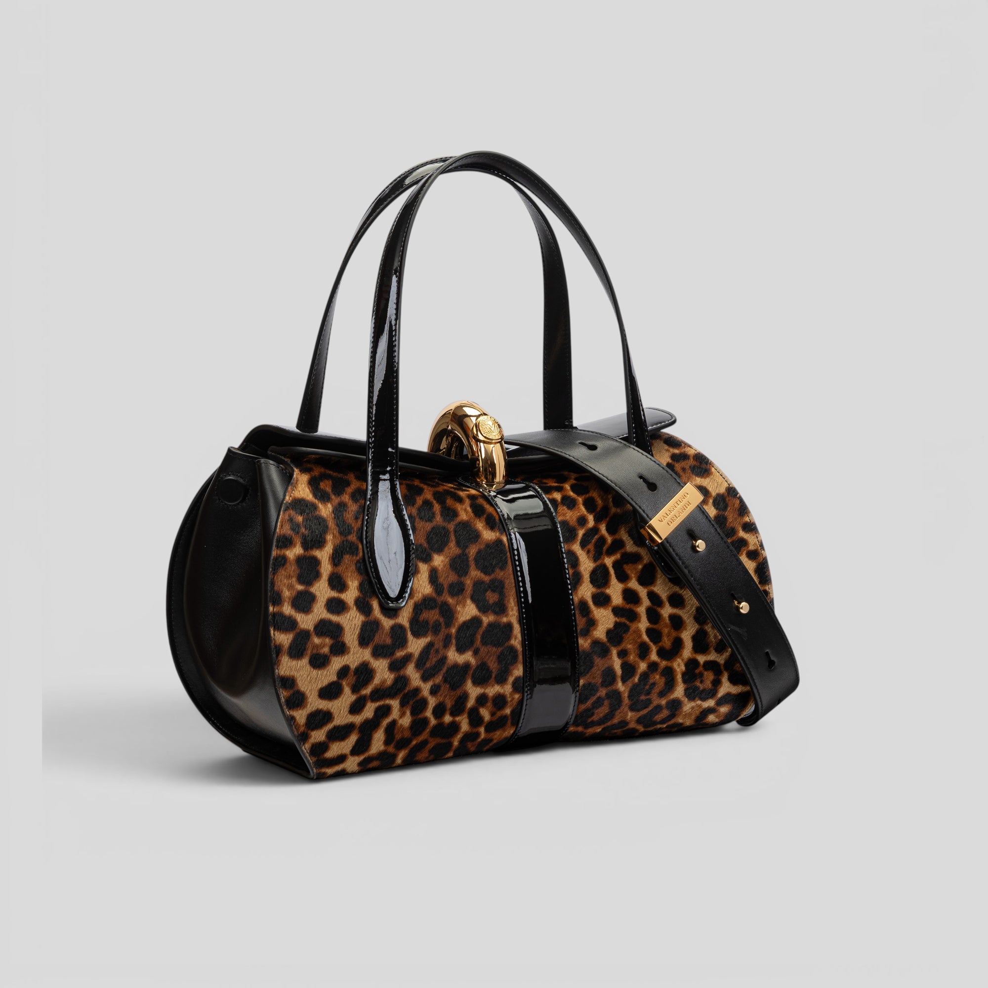 Borsa a mano WILD in cavallino maculato